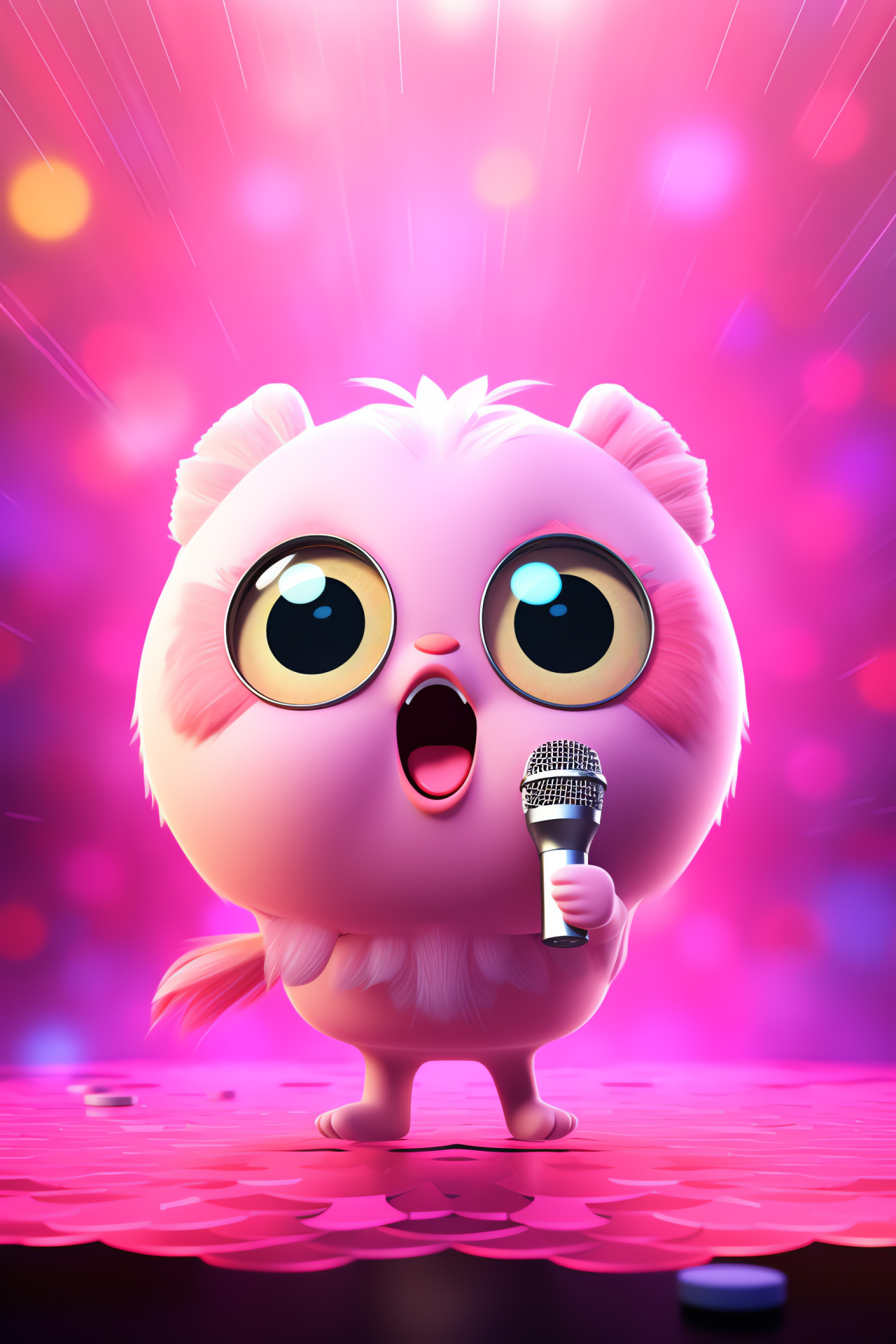 Cute Jigglypuff, Adorable Pokmon, Singing ability, Balloon-like creature, Pokmon world, HD Phone Image