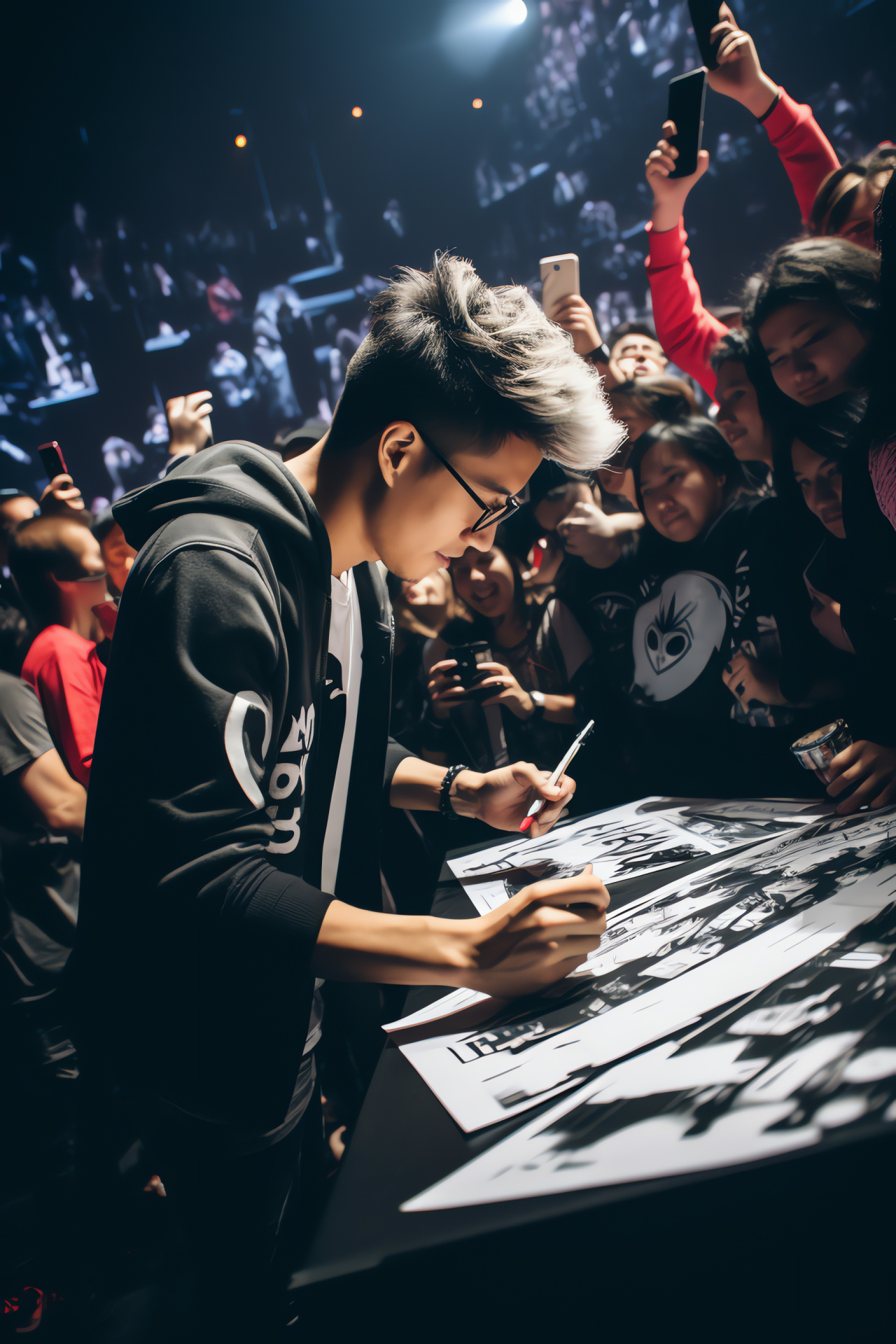 TSM eSports event, Interactive fan gathering, Enthusiastic supporters, Pro gamer meetup, Branded promotion material, HD Phone Wallpaper