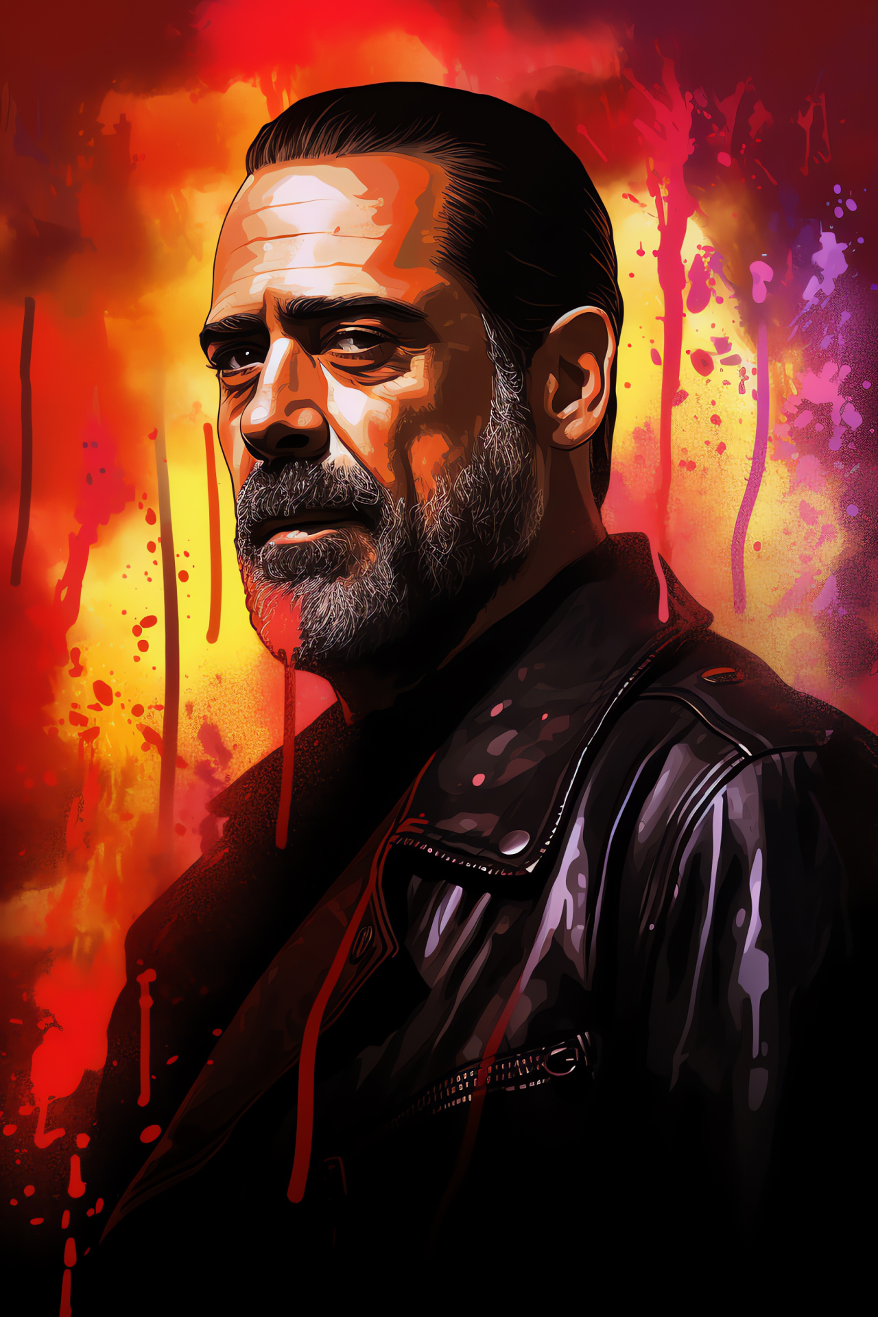 Negan character, The Walking Dead episodes, Apocalyptic survival, Saviors faction, Infamous bat, HD Phone Wallpaper