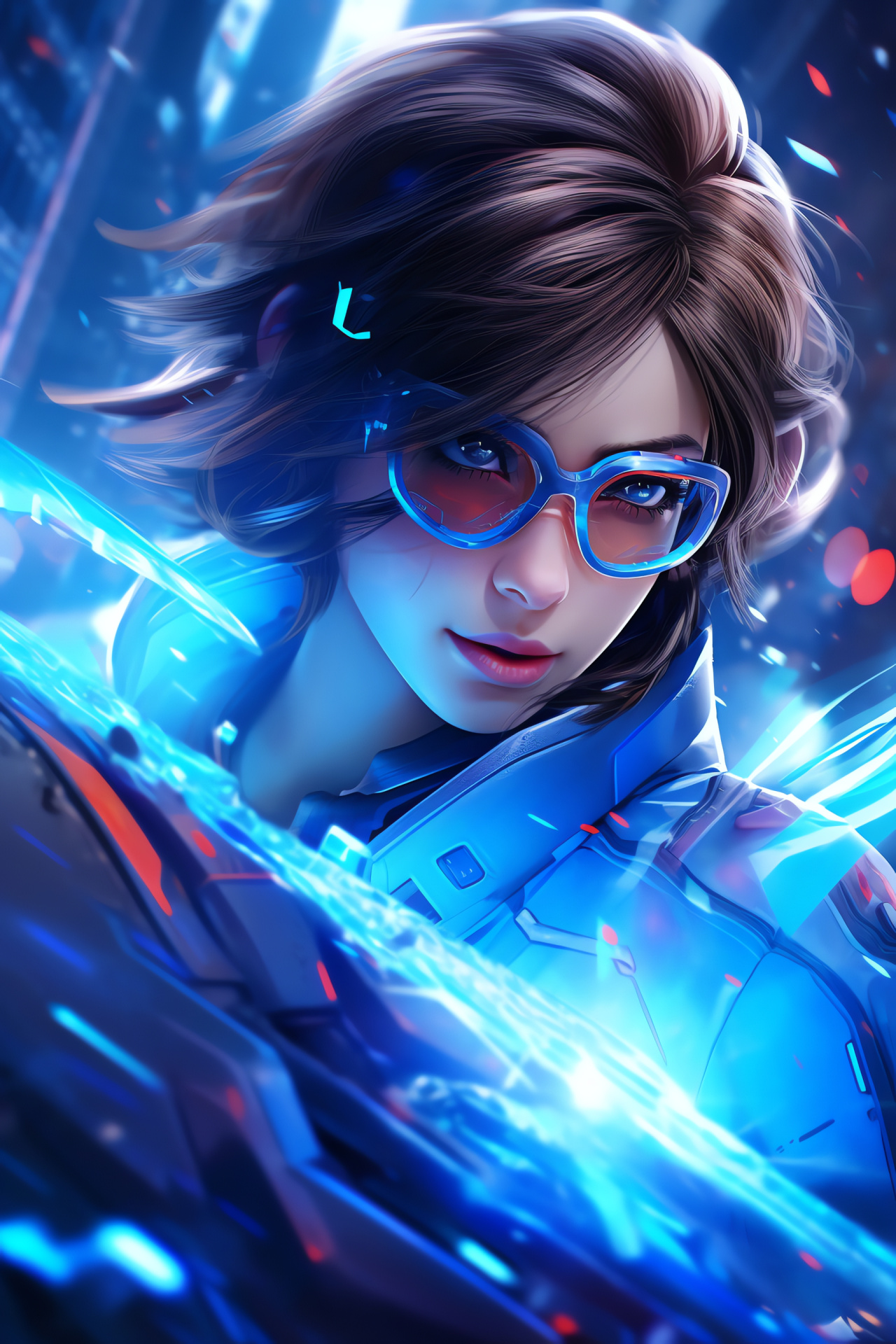 Overwatch Mei, brave combatant, frosty skirmish, tactical ice formation, wall creation, HD Phone Wallpaper