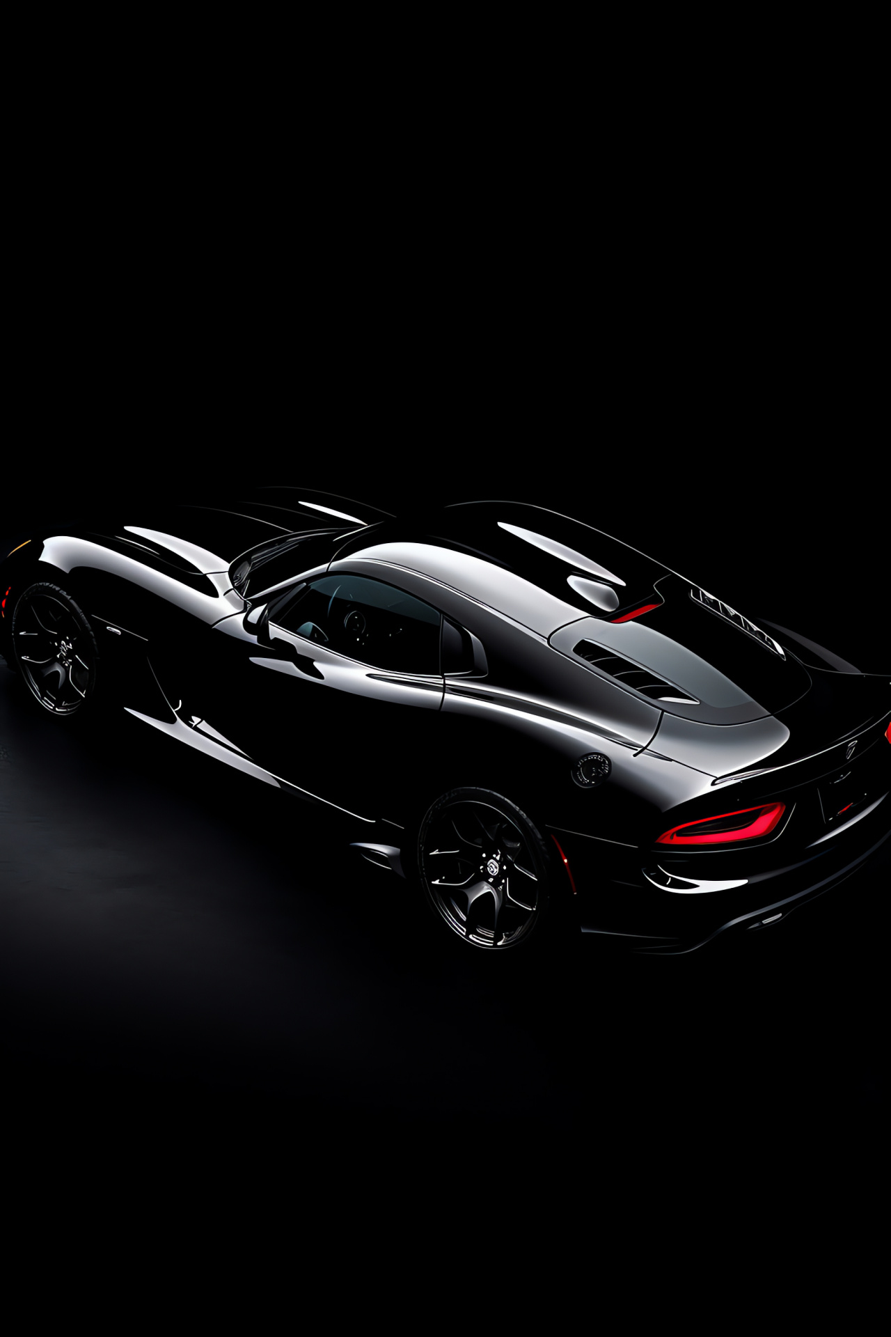 Srt Viper release, Elevated perspective photo, 2016 sports car model, Monochromatic backdrop, Automotive elegance, HD Phone Wallpaper