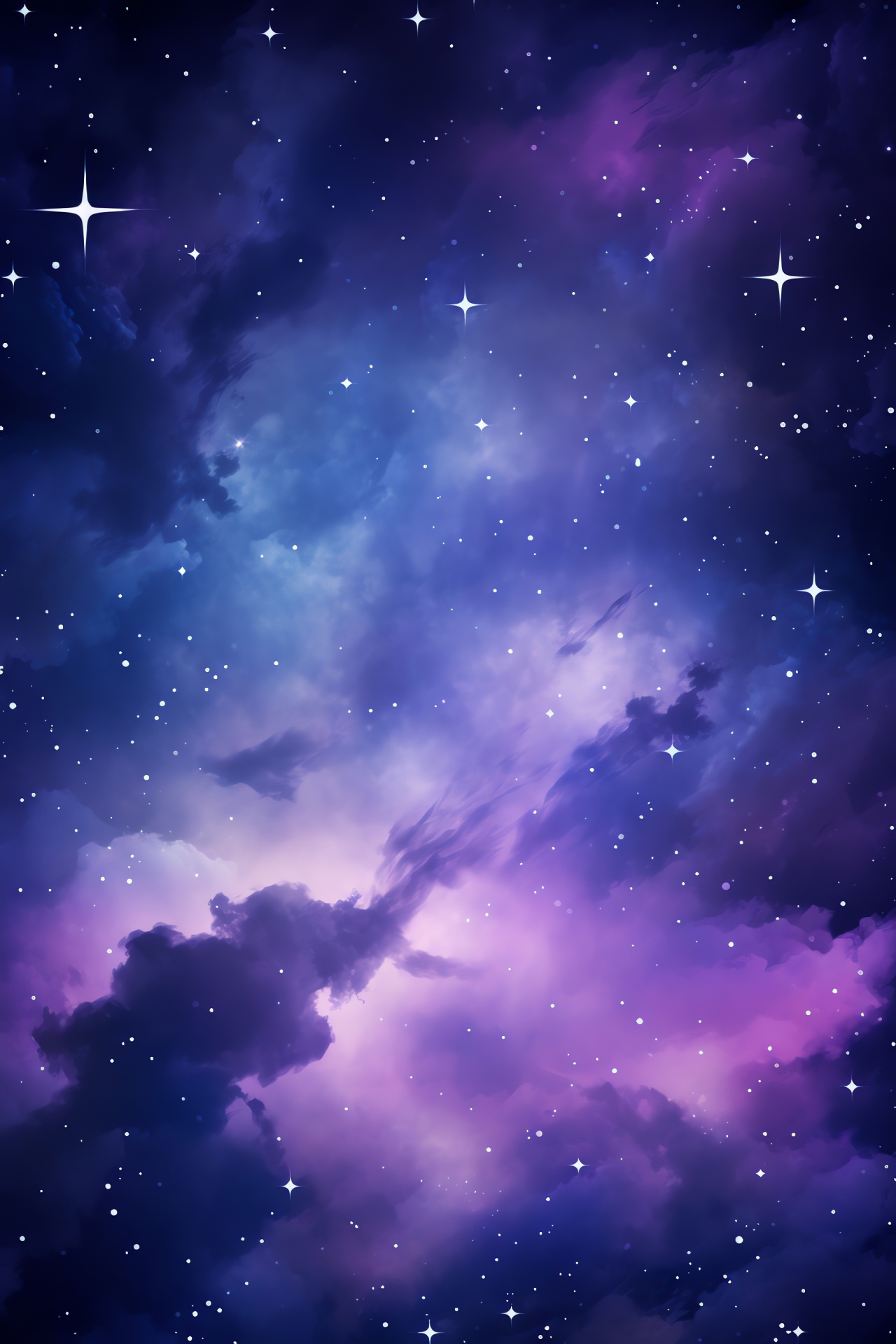 Nebula phenomenon, Purple Star brilliance, Universe canvas, Star formation region, Nebular complex, HD Phone Wallpaper