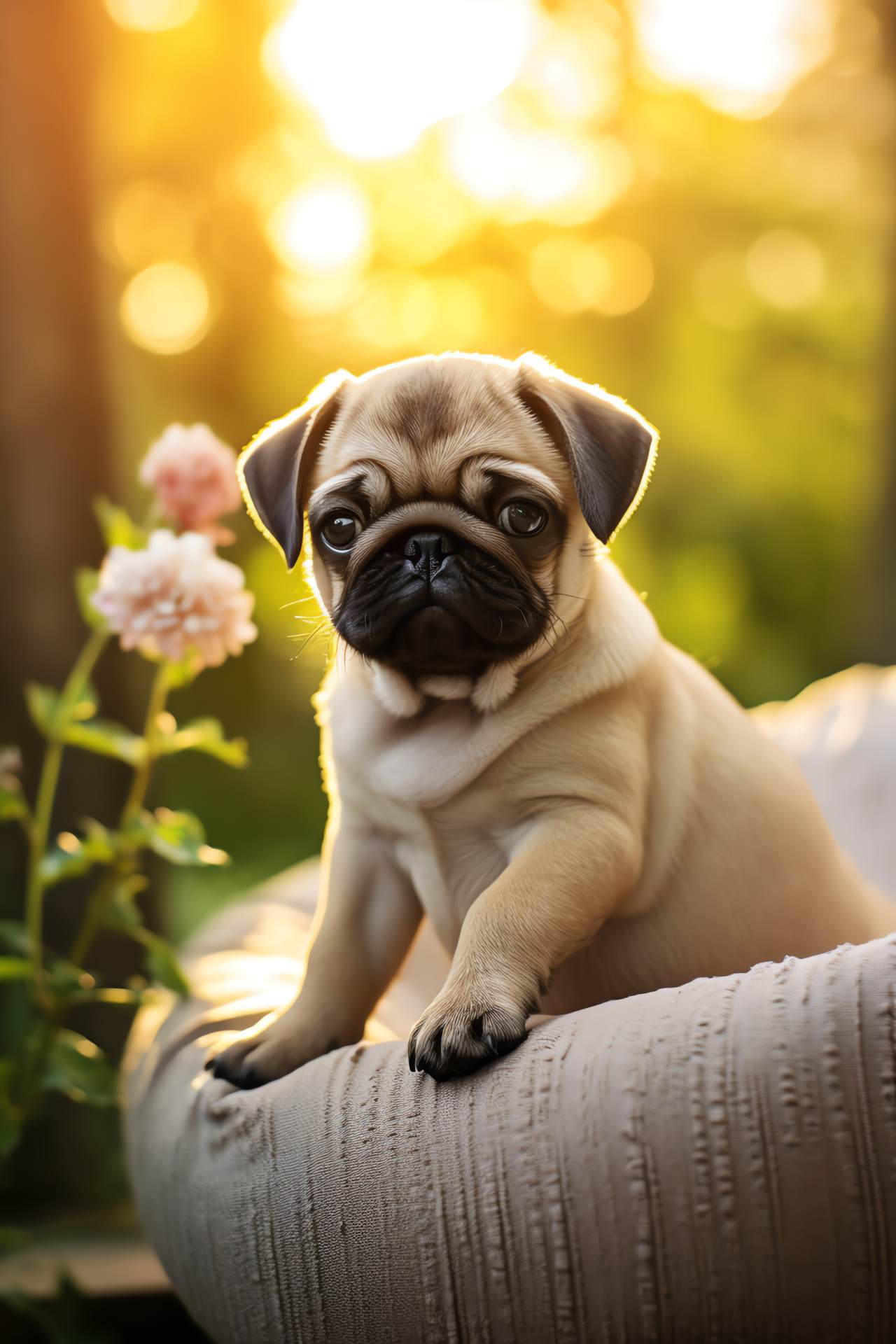 Pug characteristics, toy group, companionable, distinctive expression, charming, HD Phone Wallpaper