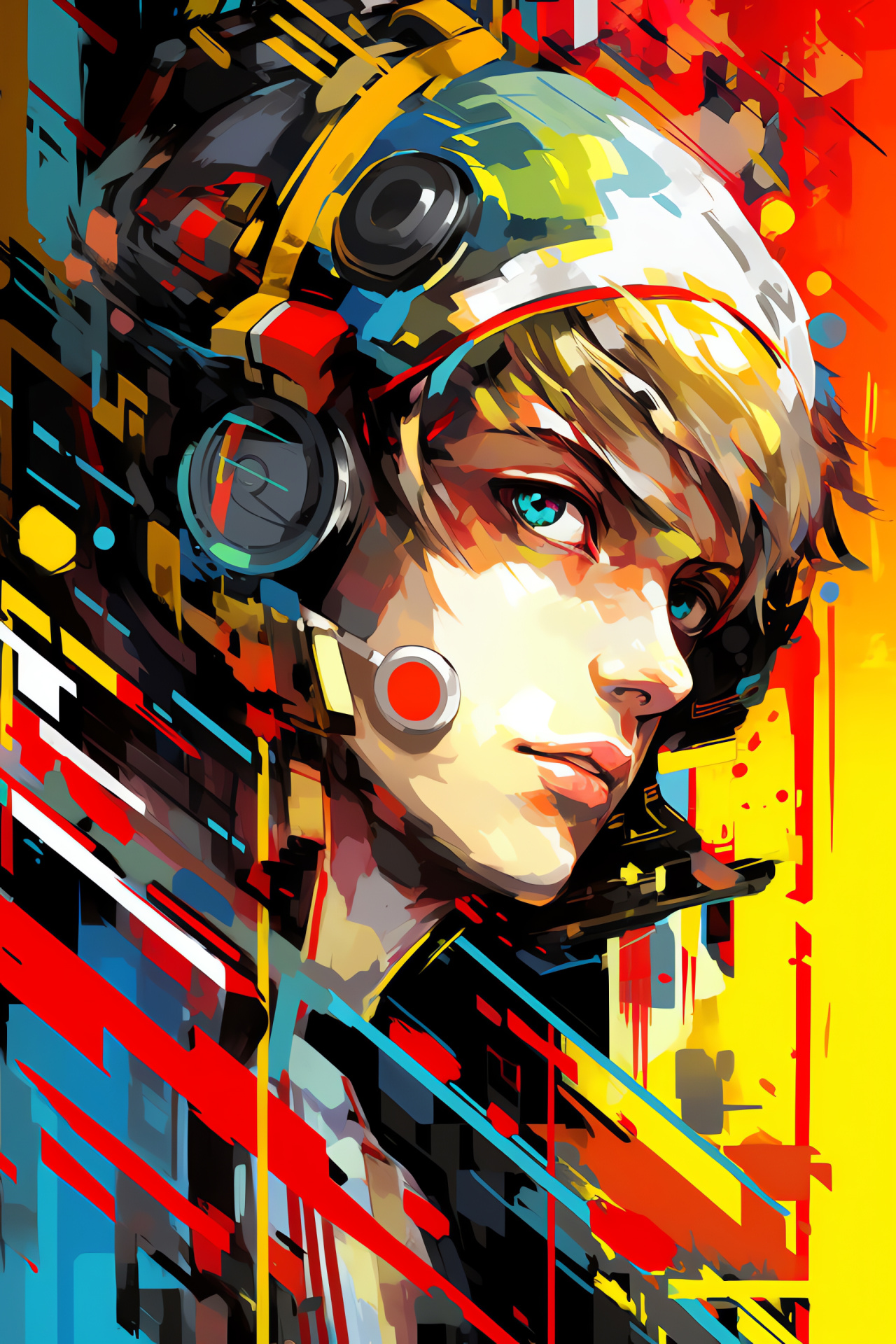 Persona 4 HD game, lead role, self-discovery, artwork innovation, character positioning, HD Phone Image