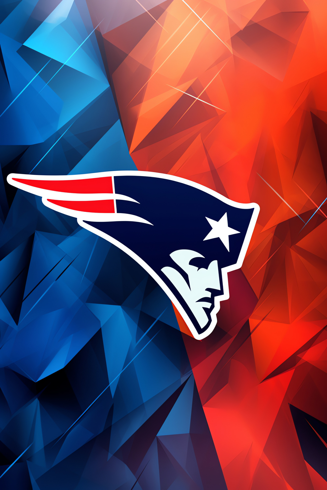 Patriots emblem, Football arena, Sports graphics, Abstract design, Fan perspective, HD Phone Wallpaper