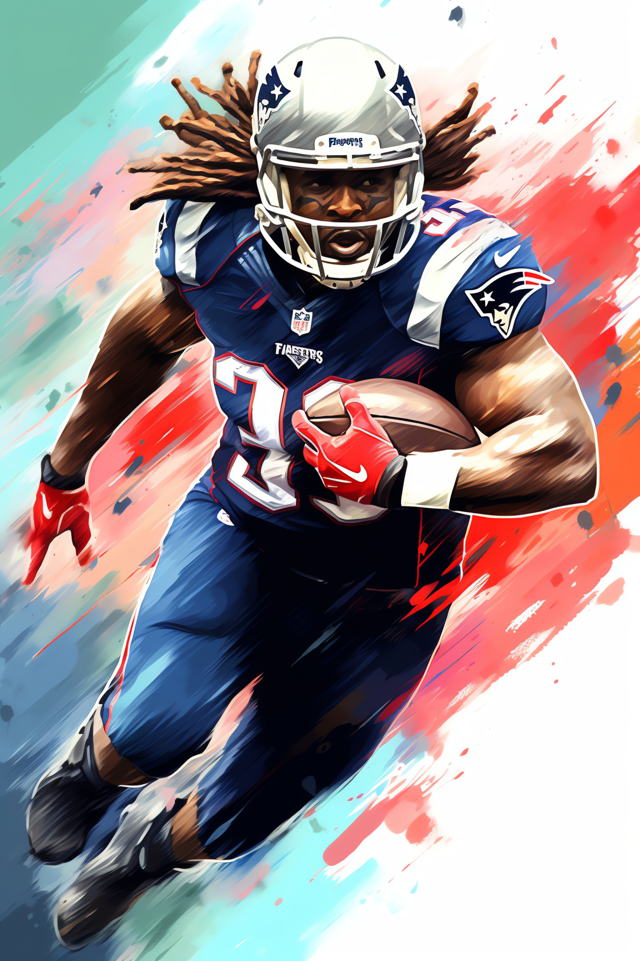 Dont'a Hightower, key NFL match, New England Patriots defense, formidable sports figure, high-impact play, HD Phone Image