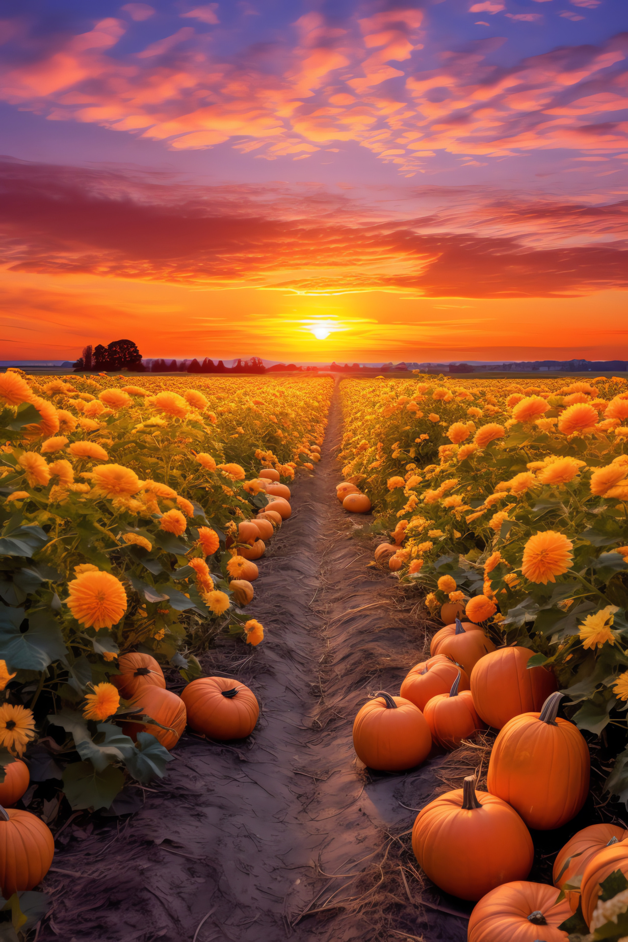 Autumn harvest season, Countryside pumpkin scenery, Thanksgiving decorations, Harvest festival, Rural agriculture, HD Phone Wallpaper