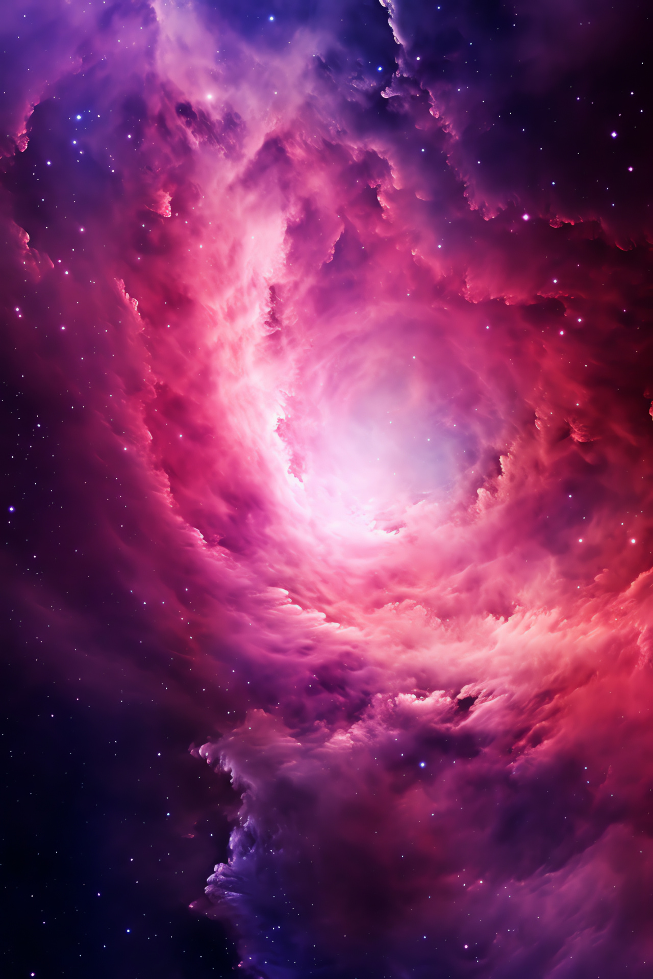 Pink Nebula expanse, Celestial body, Astronomical phenomenon, Galactic formations, Hues of cosmos, HD Phone Image