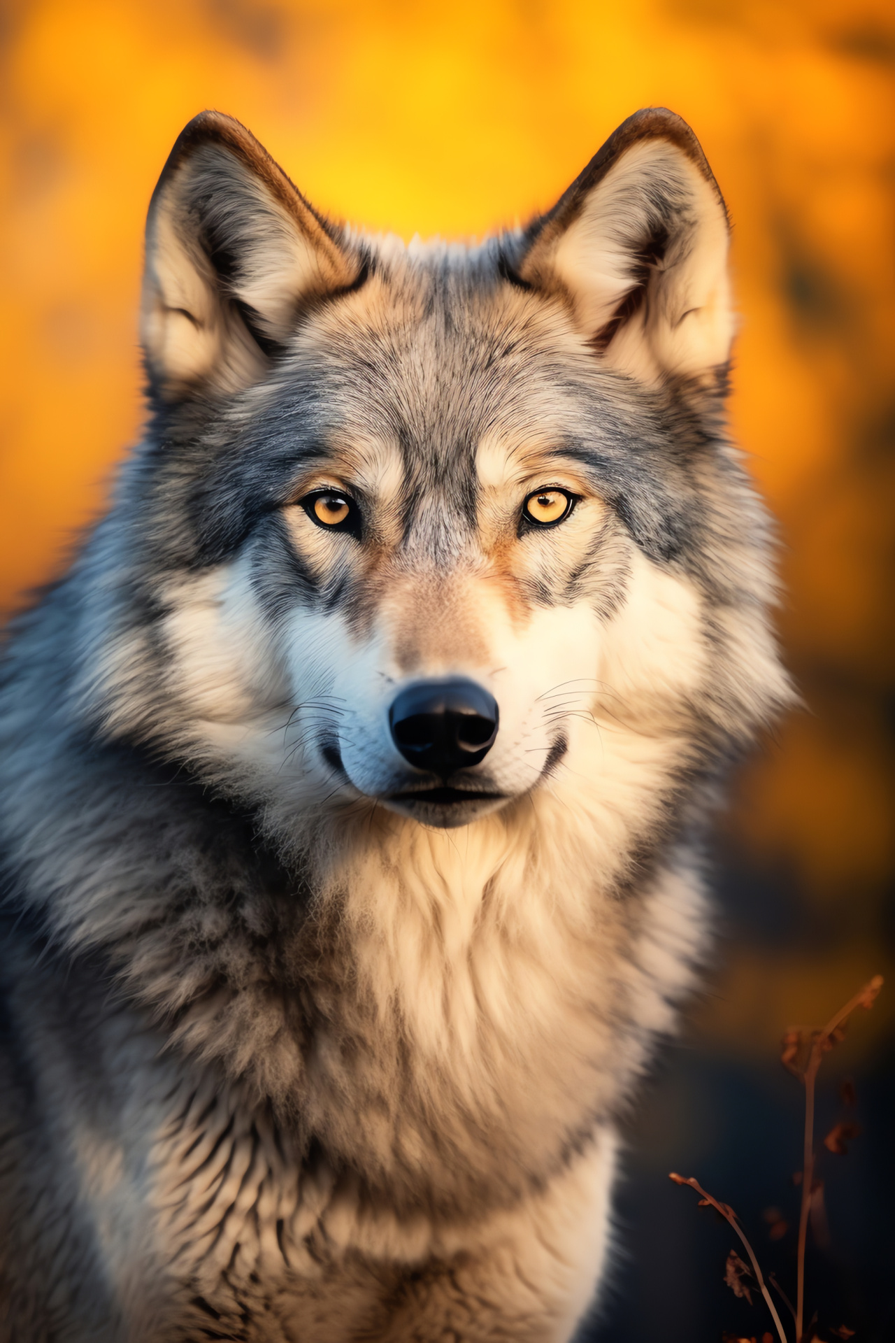 Wild wolf profile, Canidae family, natural coat pattern, fauna eyesight, stealth hunter, HD Phone Wallpaper