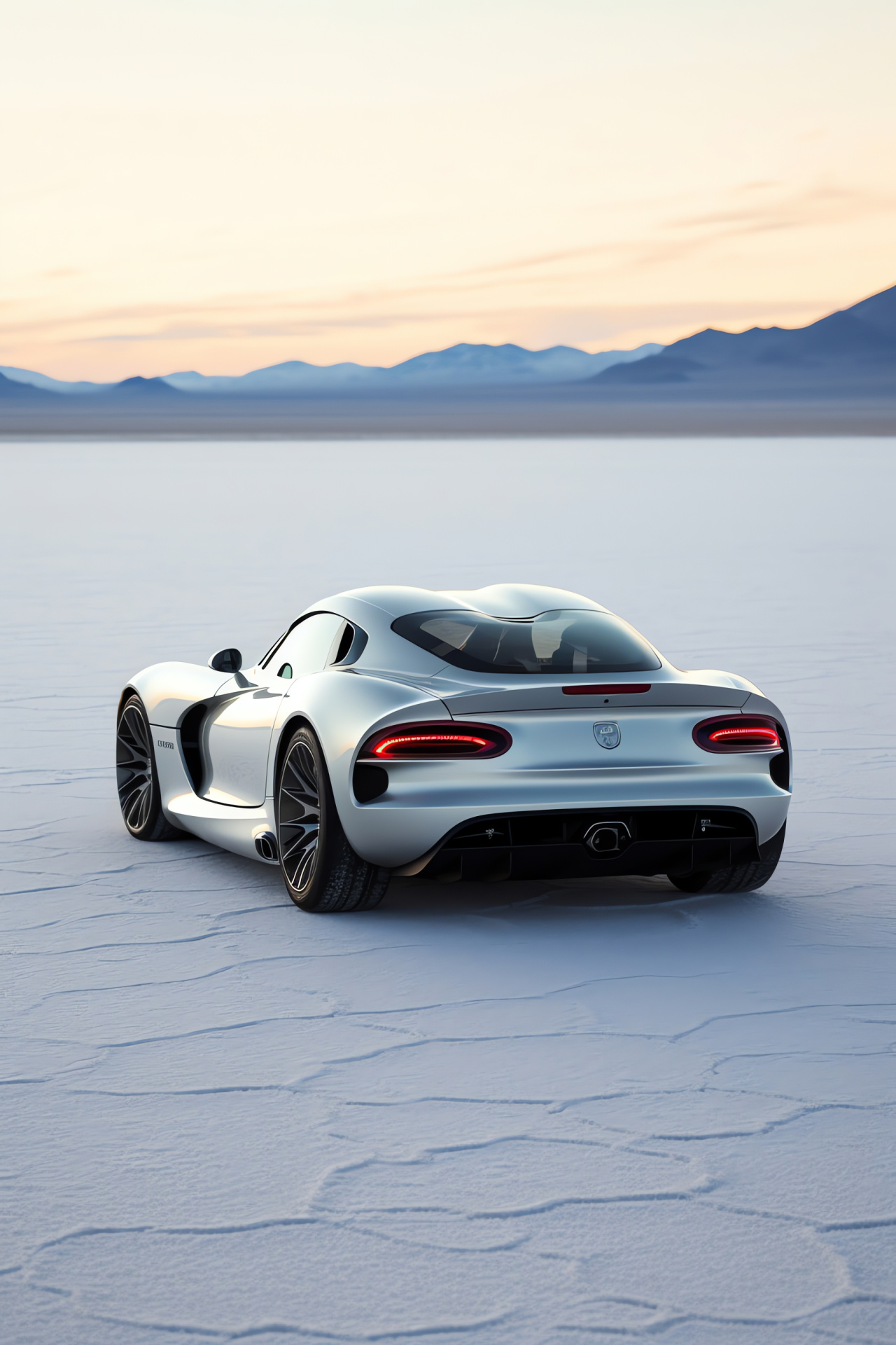 SRT Viper at Bonneville, Aerodynamic design achievements, High velocity aspiration, Low-profile aerospace technology, Performance rear aerofoil, HD Phone Wallpaper