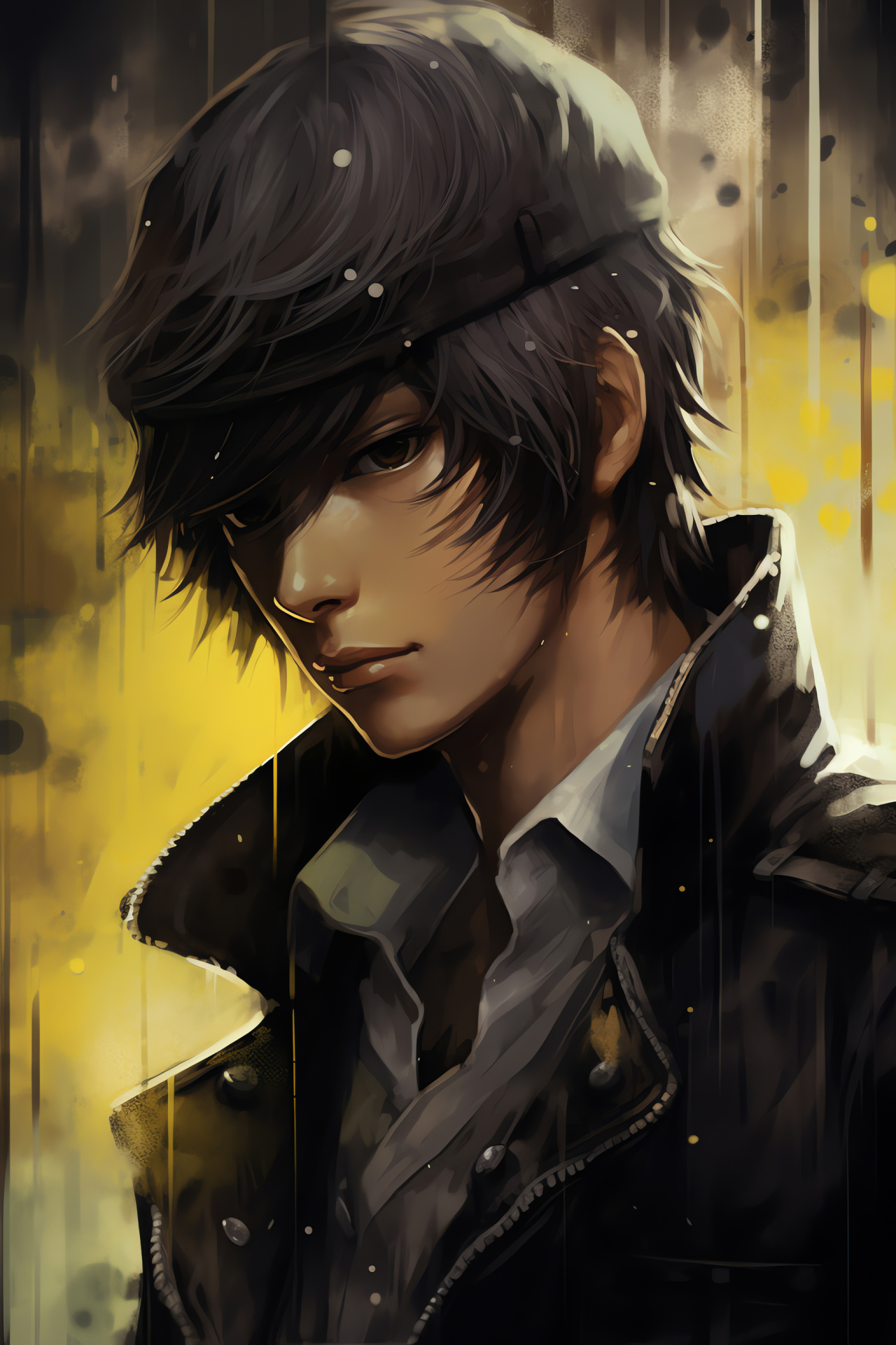 Persona 4 Golden Vita, Naoto Shirogane, Crime investigation, Mist-covered locale, Keen observation, HD Phone Wallpaper