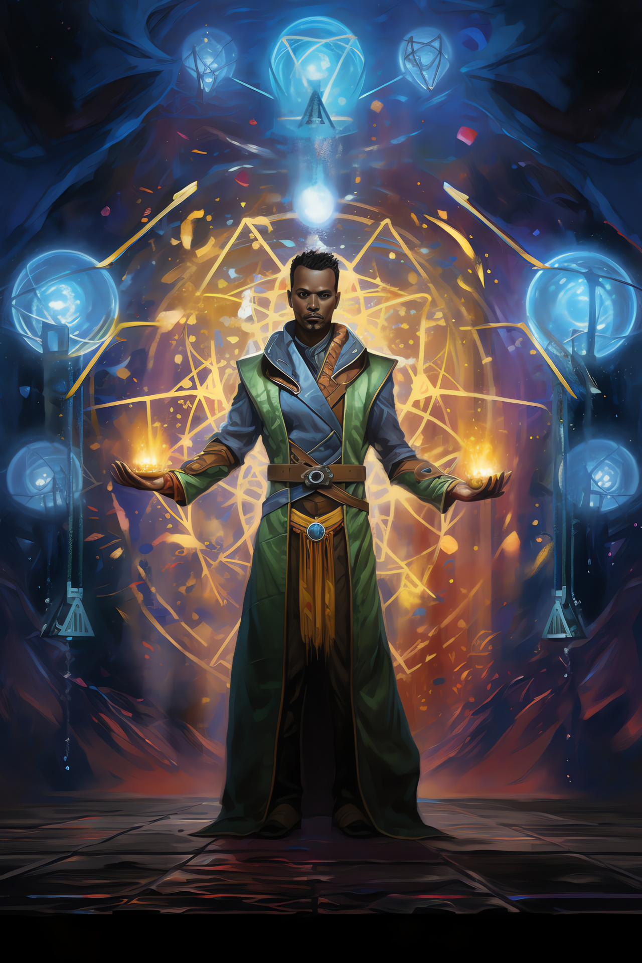 MTG Hero, Teferi, Time manipulator, Chronomancer, Magic-infused artifact, HD Phone Image