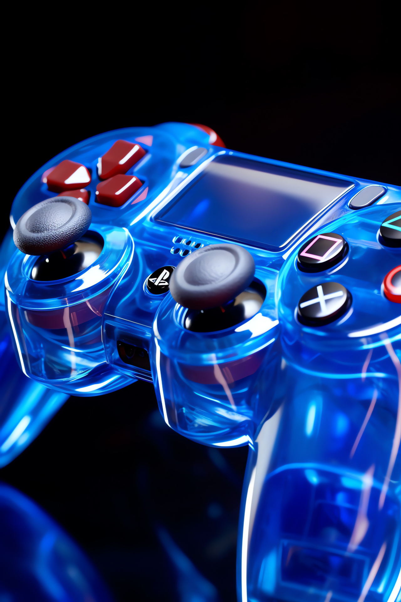 Interactive controller, Racing simulation, PS3 gaming, Glossy interface, Tactile joysticks, HD Phone Image