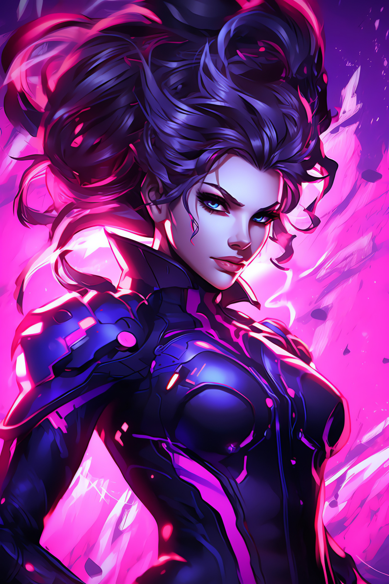 Overwatch Widowmaker sniper, Precision shooter, Strategic huntress, Video game villain, Virtual sharpshooter, HD Phone Wallpaper