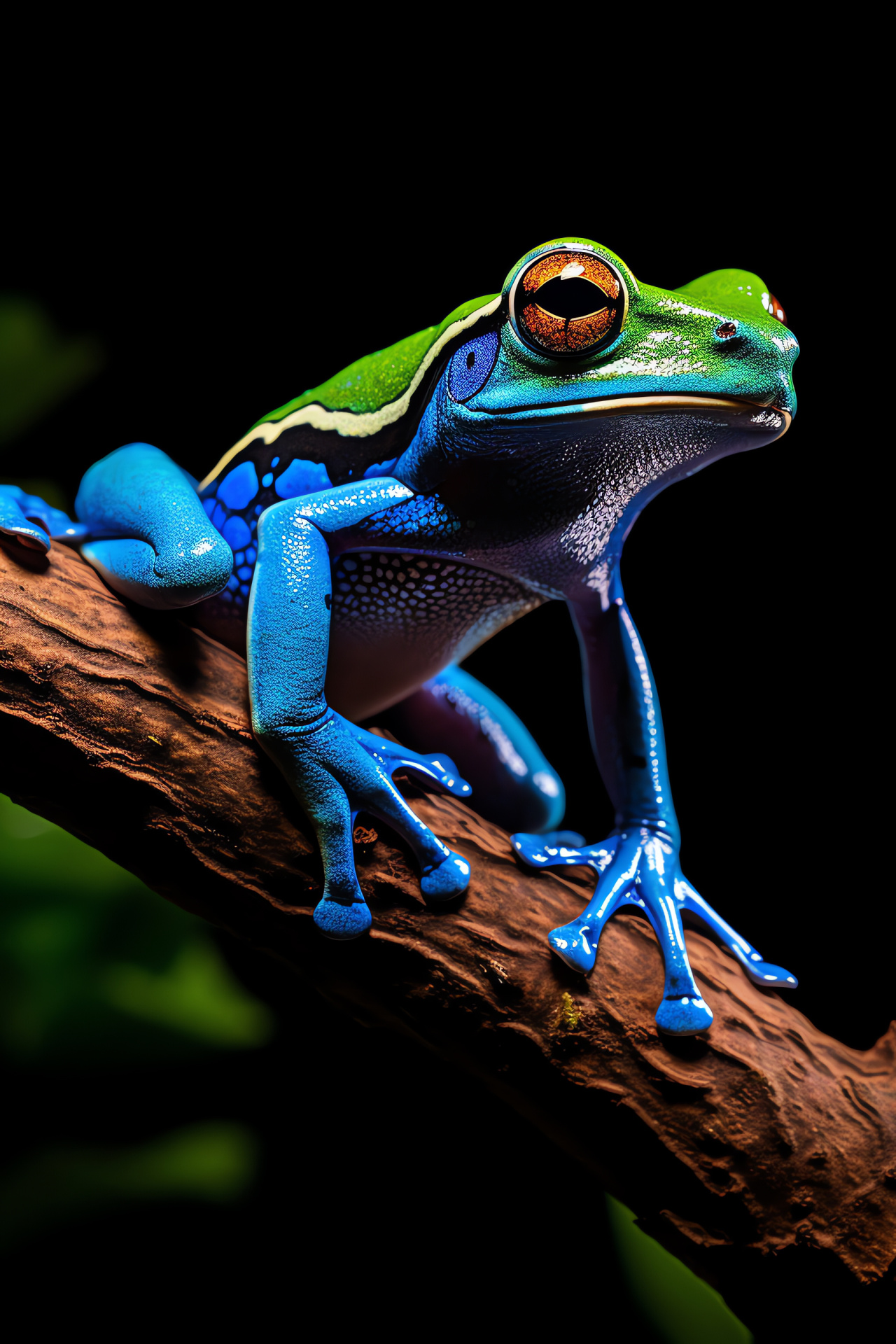 Arboreal species, Ampibia, Tree Frog, Tropical flora, Rainforest habitat, HD Phone Image