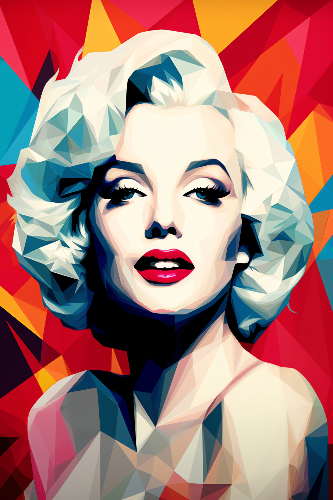 Marilyn Monroe, Classic allure, Timeless actress, Cinematic history, Delicate floral symbolism, HD Phone Wallpaper