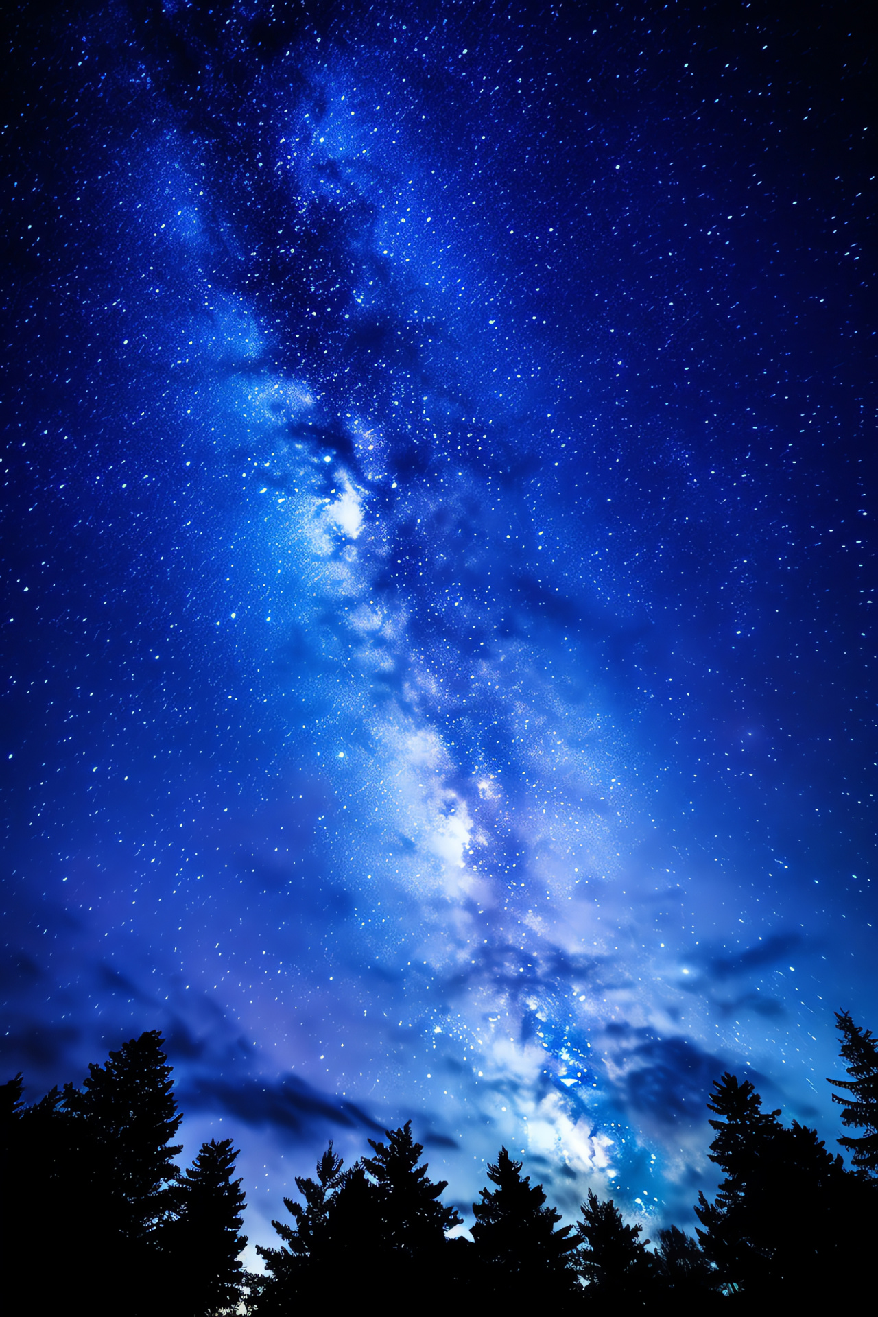 Astronomical galaxy, Celestial bands, Starry formation, Cosmic clouds, Interstellar composition, HD Phone Wallpaper