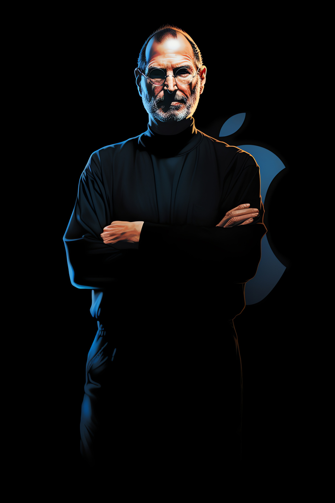 Steve Jobs, Apple innovator, Pioneering developer, Technology leader, Computing revolution, HD Phone Wallpaper