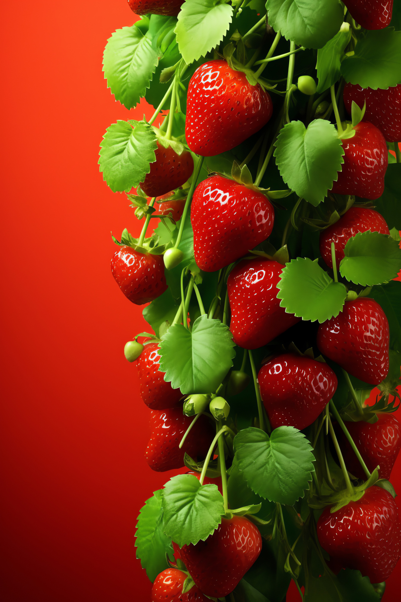 Strawberry fruit, Edible berries, Fresh produce, Nutrition, Sweet flavor, HD Phone Wallpaper