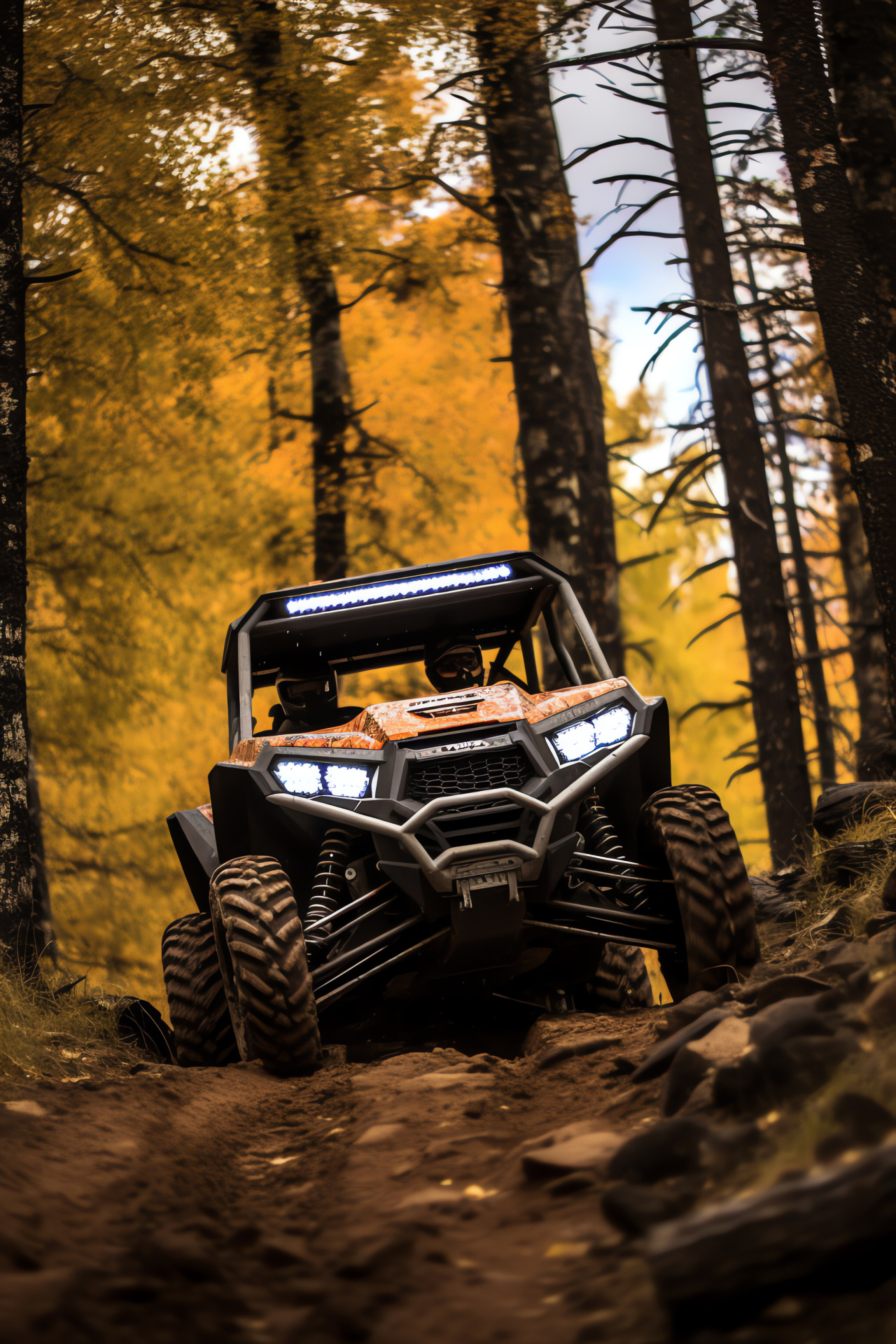 Polaris RZR Trail S 1000 EPS, Washington trails, Forest explorer, Ultimate ATV experience, Advanced ATV technology, HD Phone Wallpaper