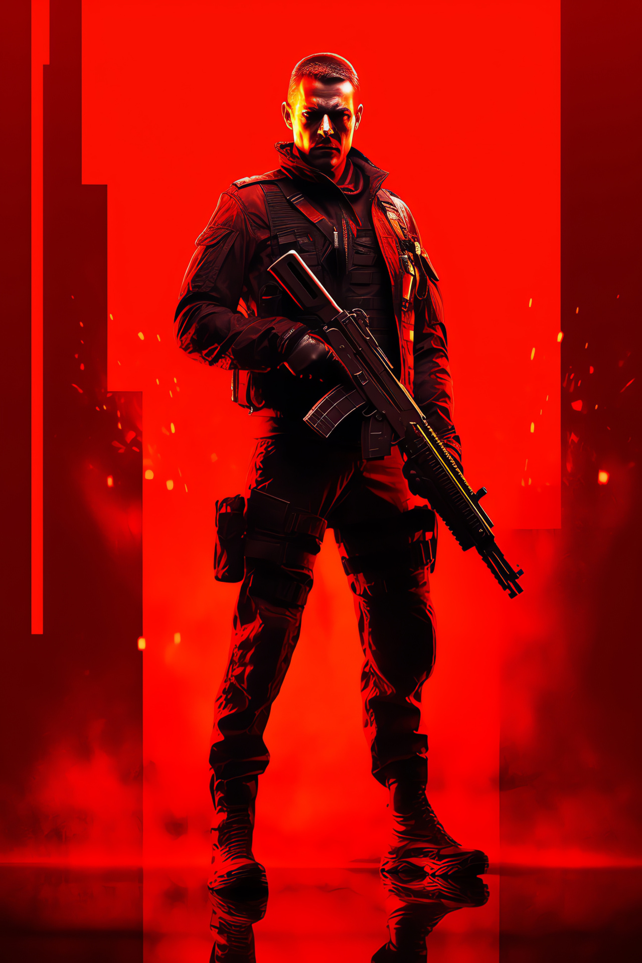 Lucas in Point Blank 2018, Tactical shooter expertise, Assertive character stance, Single-player campaign, Aiming precision, HD Phone Wallpaper