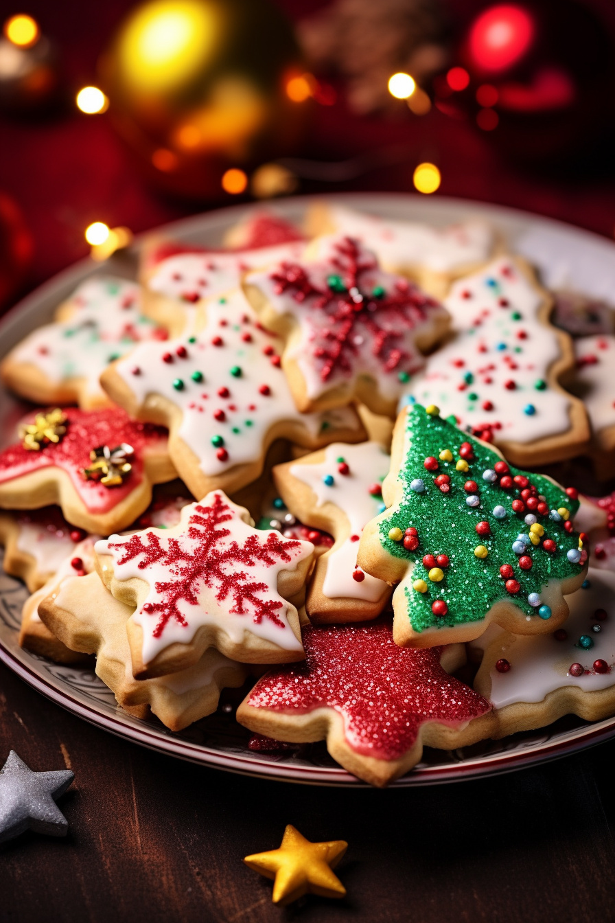 Holiday platter, Christmas treats, Santa and reindeer figures, Seasonal adornments, Yuletide spirit, HD Phone Wallpaper