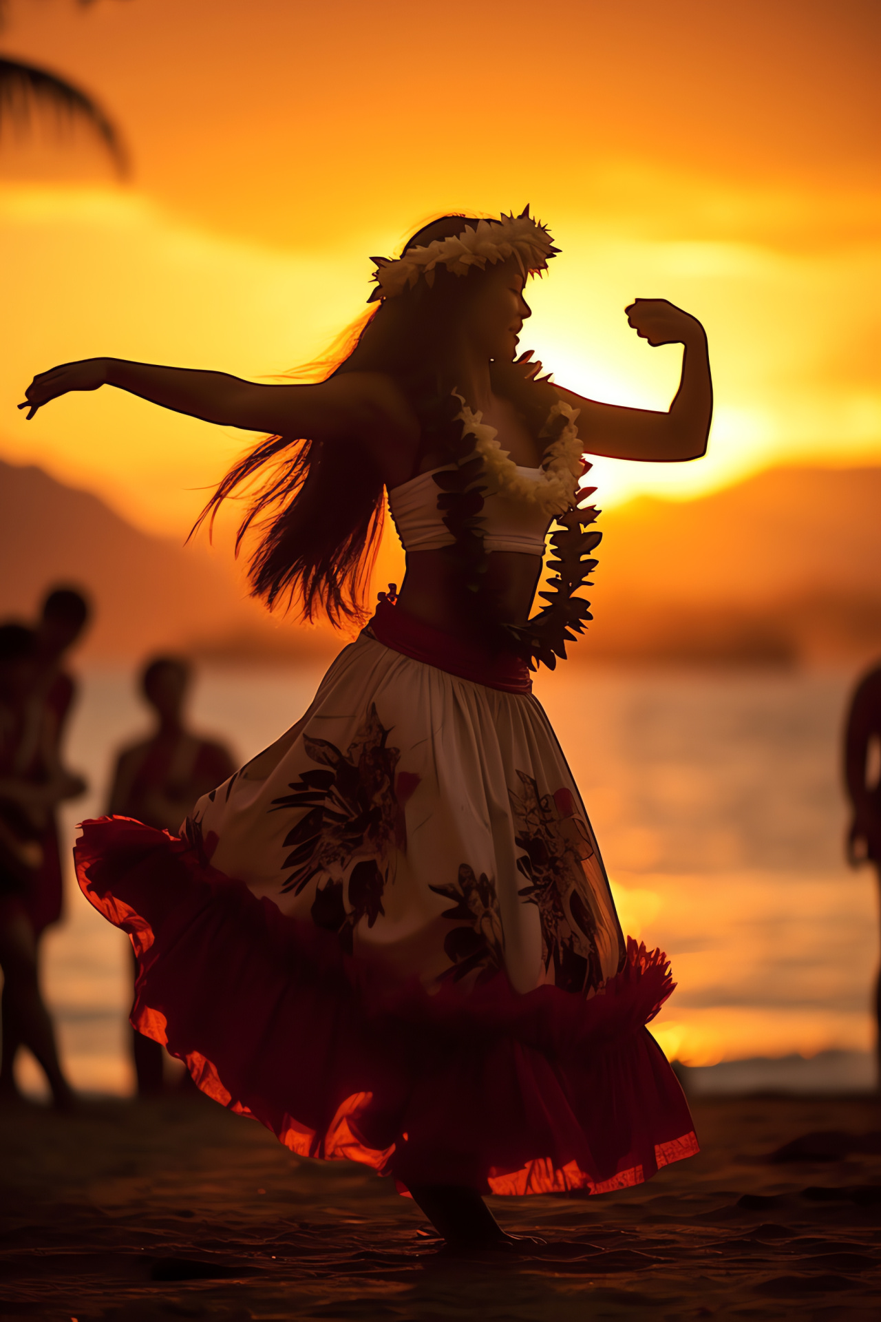 Holiday on the isle, Hawaiian Christmas, Polynesian dancers, Melodic strings, Aloha spirit, HD Phone Image