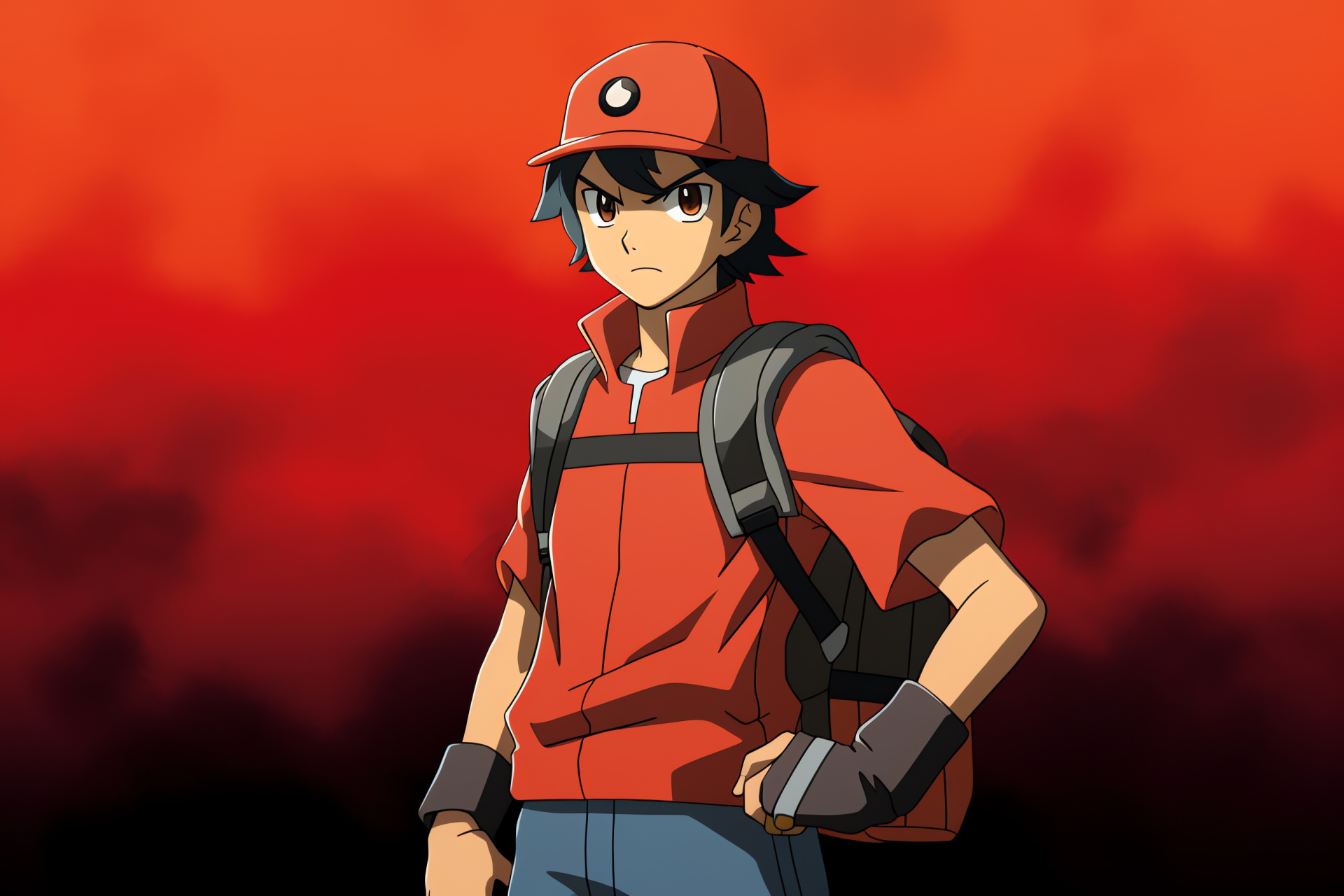 Brock, Expert egg-caretaker, Rocky theme arena, Stalwart appearance, Dark-haired figure, HD Desktop Wallpaper