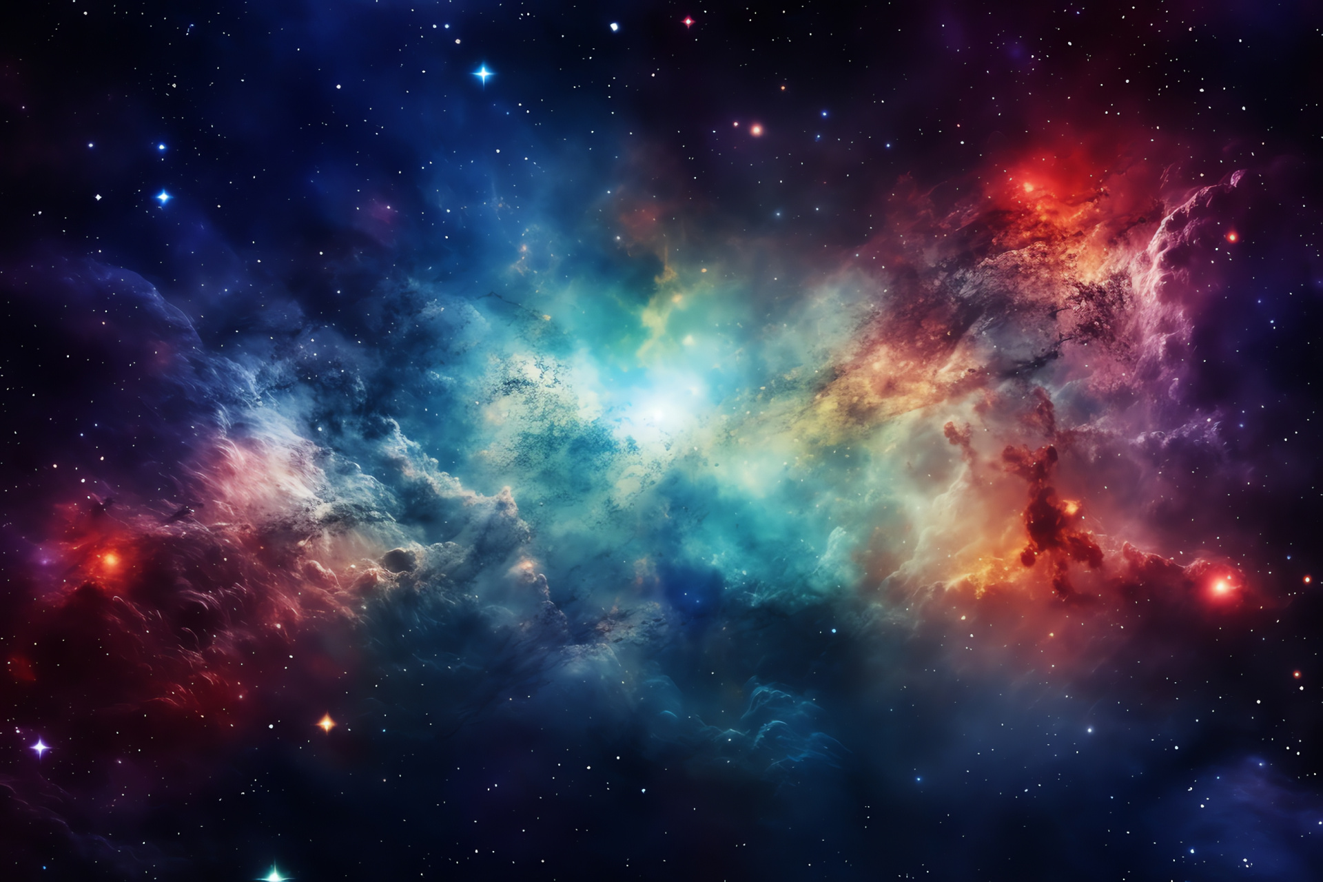 HD cosmic visual, Galactic splendor, Infinite universe, Celestial exploration, Astronomical vastness, HD Desktop Image