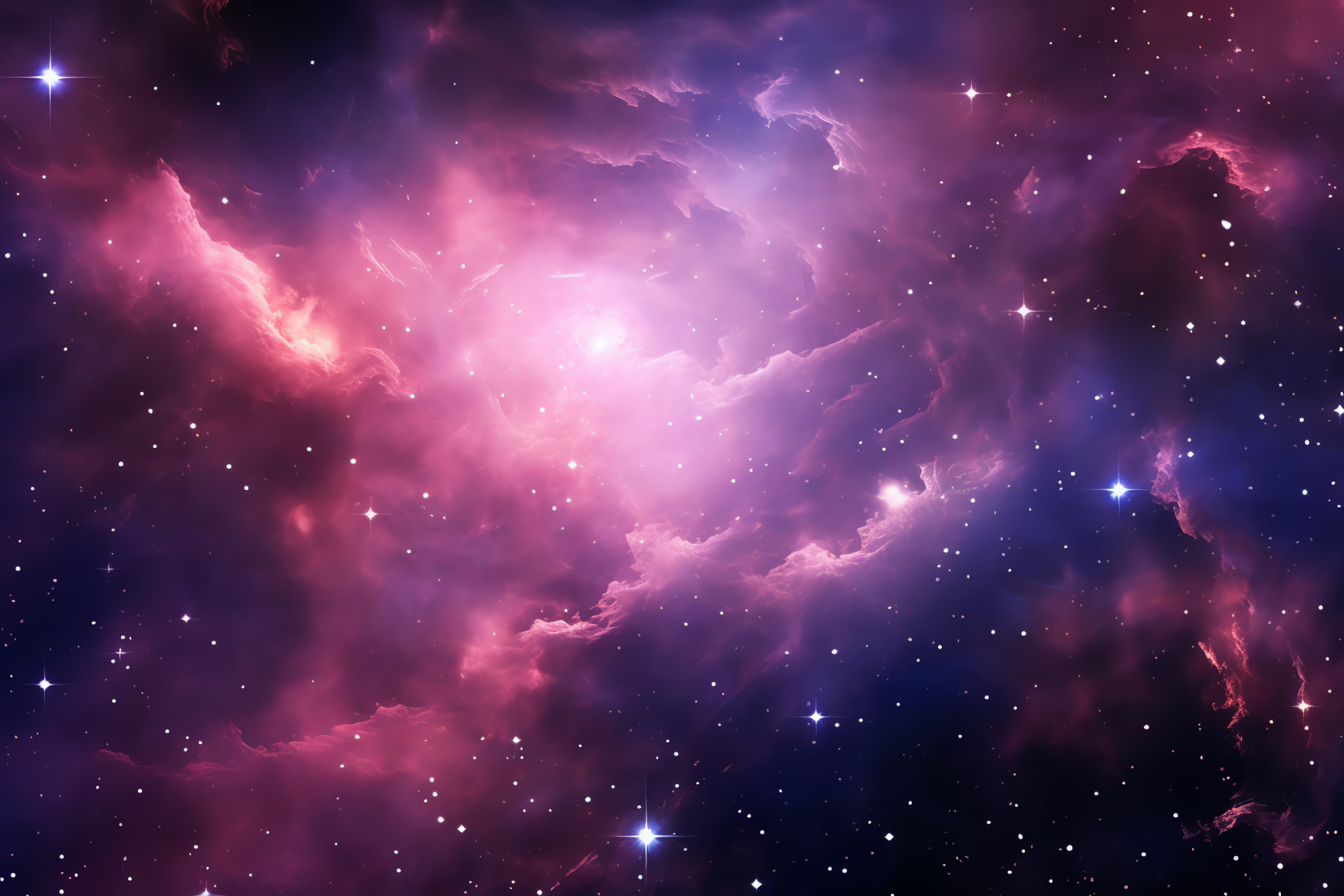 Famous Pink Galaxy, Universal panorama, Sublime cosmic beauty, Nebula spectacle, Galactic artistry, HD Desktop Image