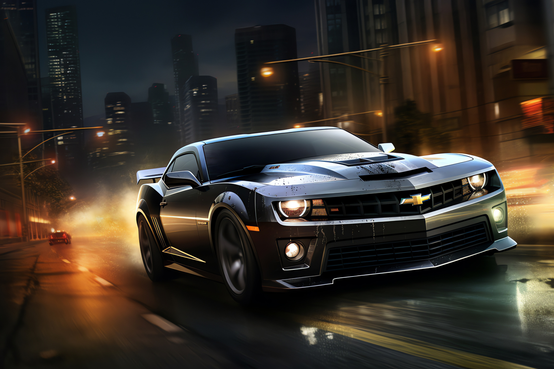 Need For Speed Most Wanted adrenaline, street racing, Camaro SS vehicle, Blacklist racer, urban circuit, HD Desktop Wallpaper