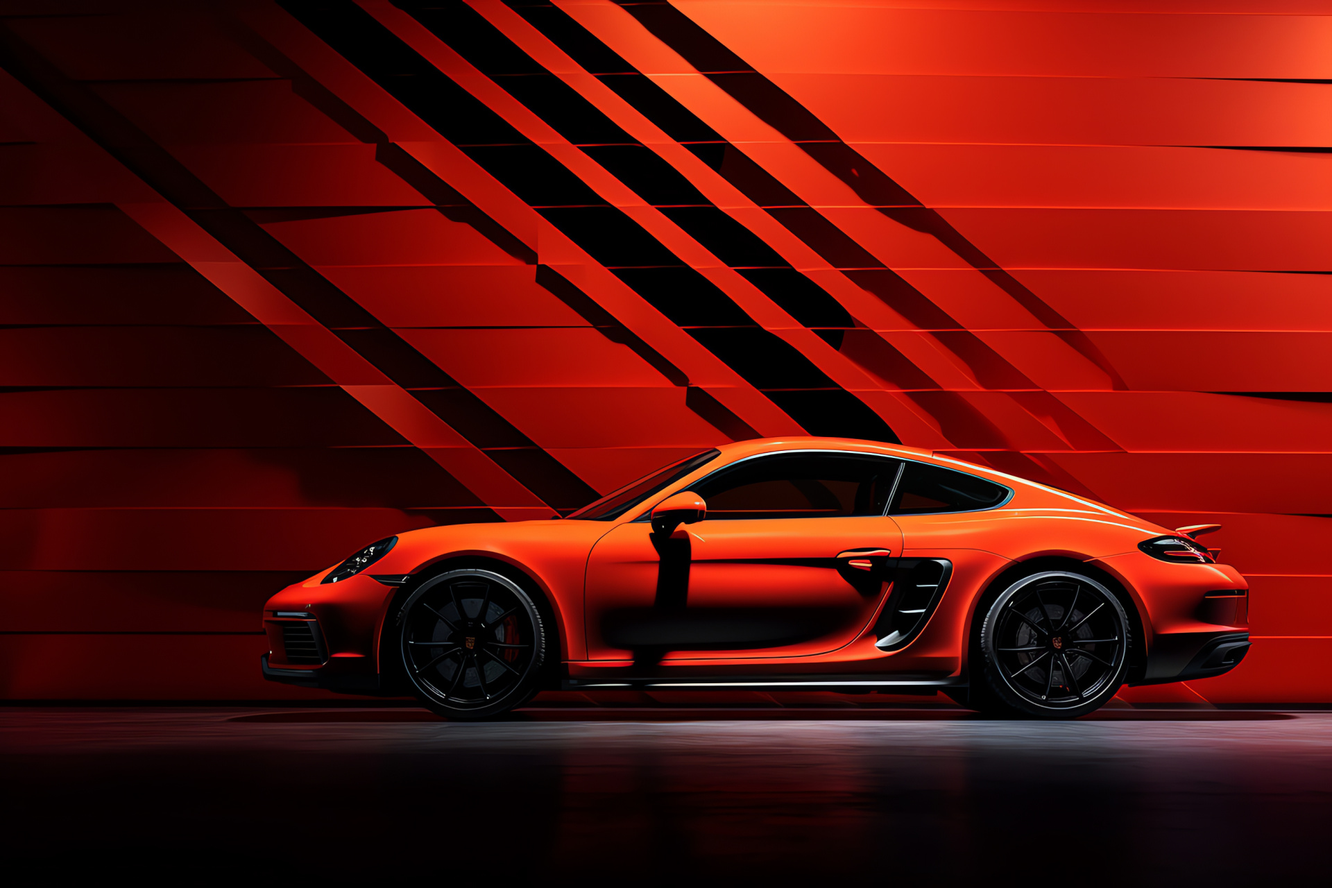 Latest Porsche Cayman GTS, Vibrance of Miami, Vehicle design, Superior handling, Advanced aerodynamics, HD Desktop Wallpaper