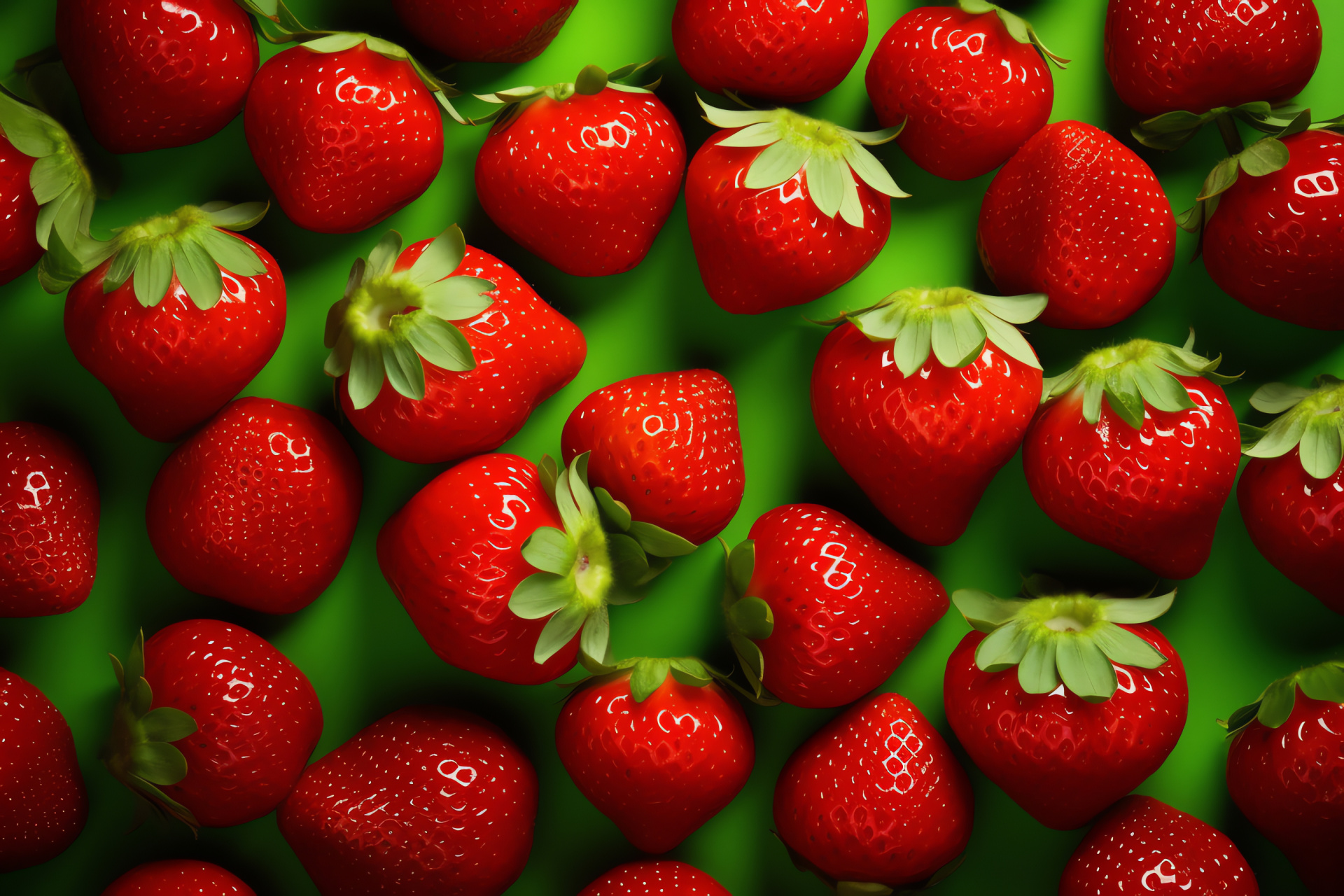 Contrasting strawberries, Maturity stages, Fruit development, Nature's spectrum, Agricultural variety, HD Desktop Image