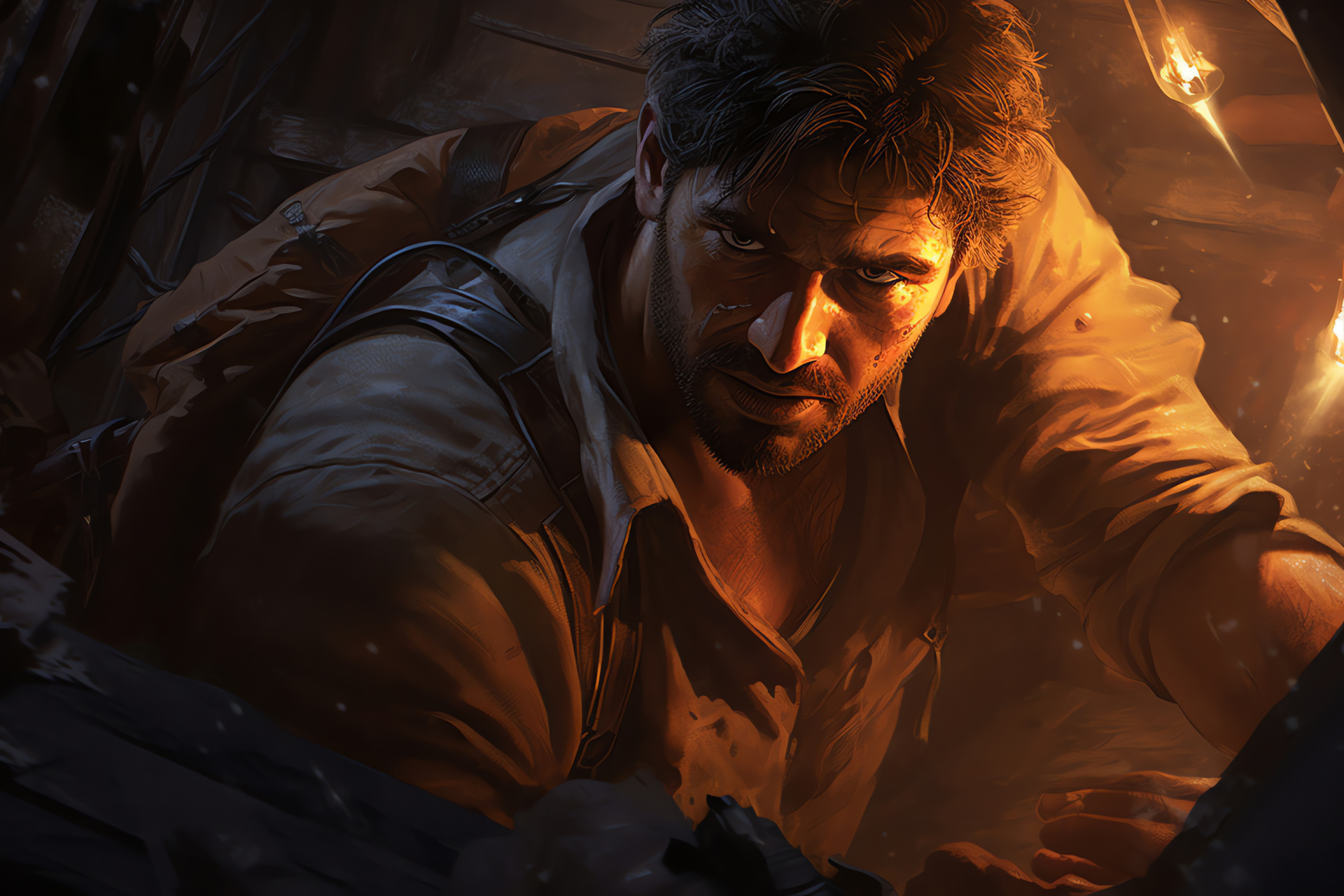 Uncharted game, Hidden armaments, Drake's companion, Covert operation, Criminal underworld, HD Desktop Image