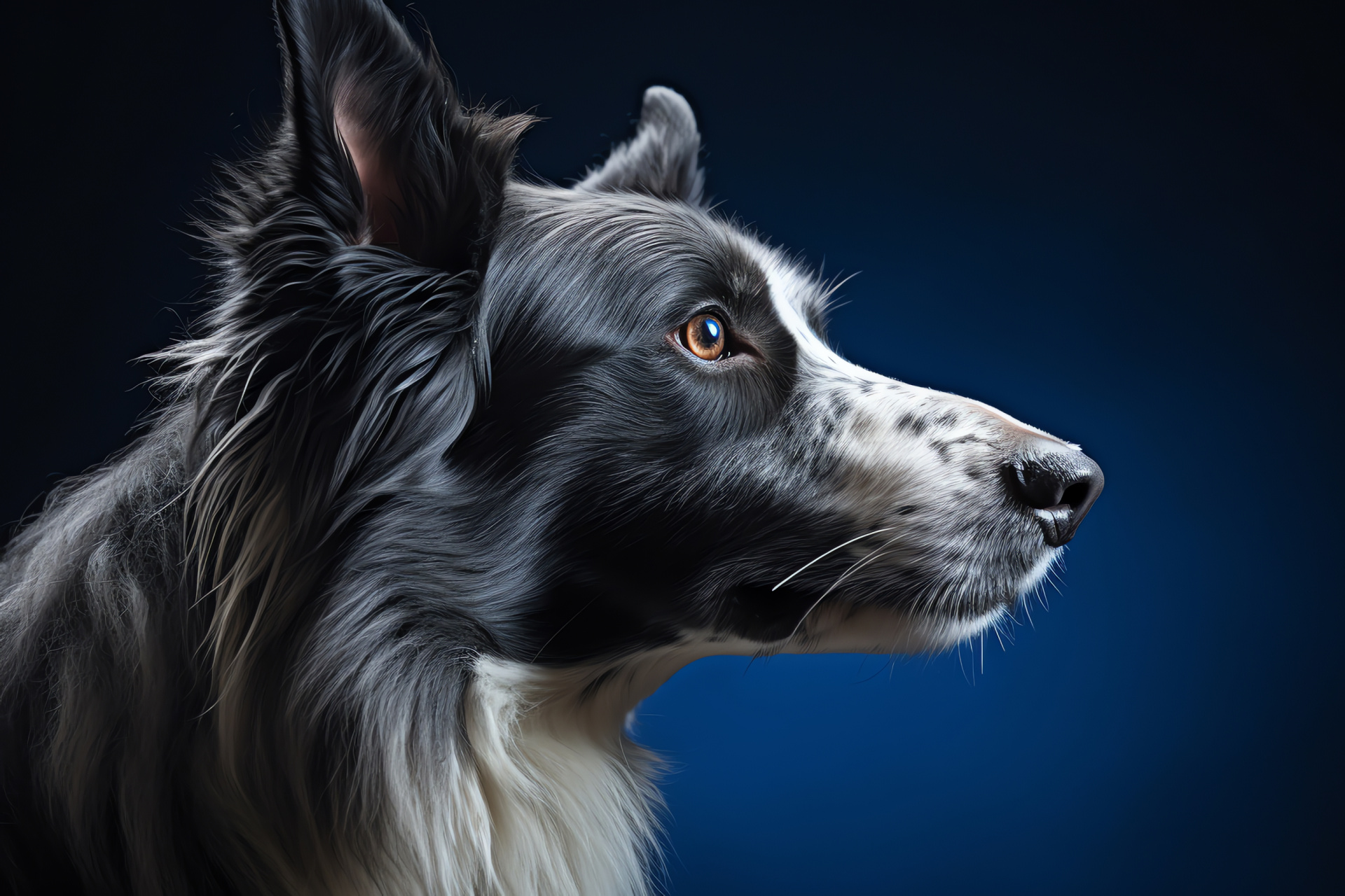 Sheepdog Police, breed for enforcement, vigilant gaze, secure demeanor, law guardian, HD Desktop Image