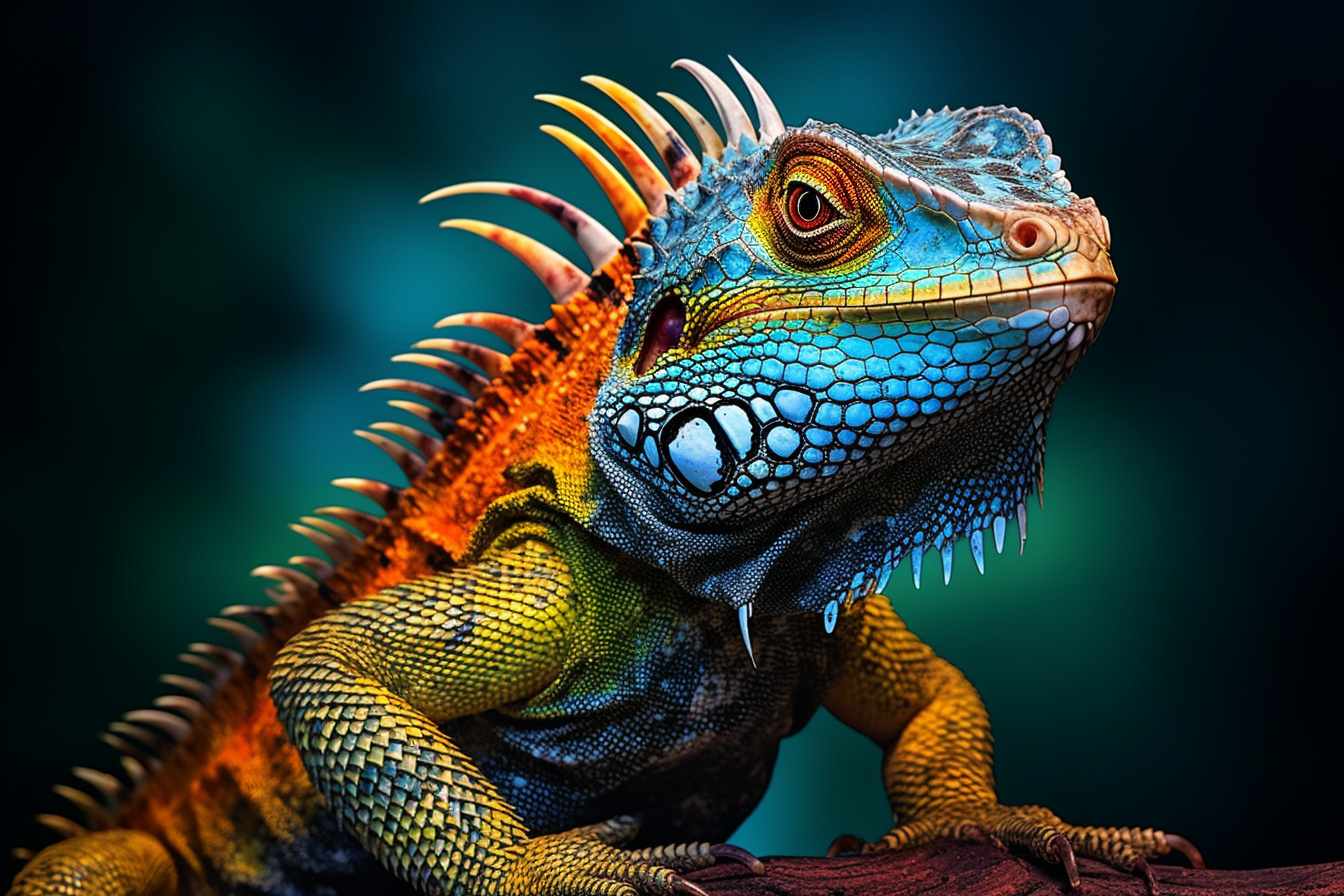 Water Dragon creature, Lizard beauty, Aquatic terrarium animal, Exotic reptile, Vivid nature pictorial, HD Desktop Image