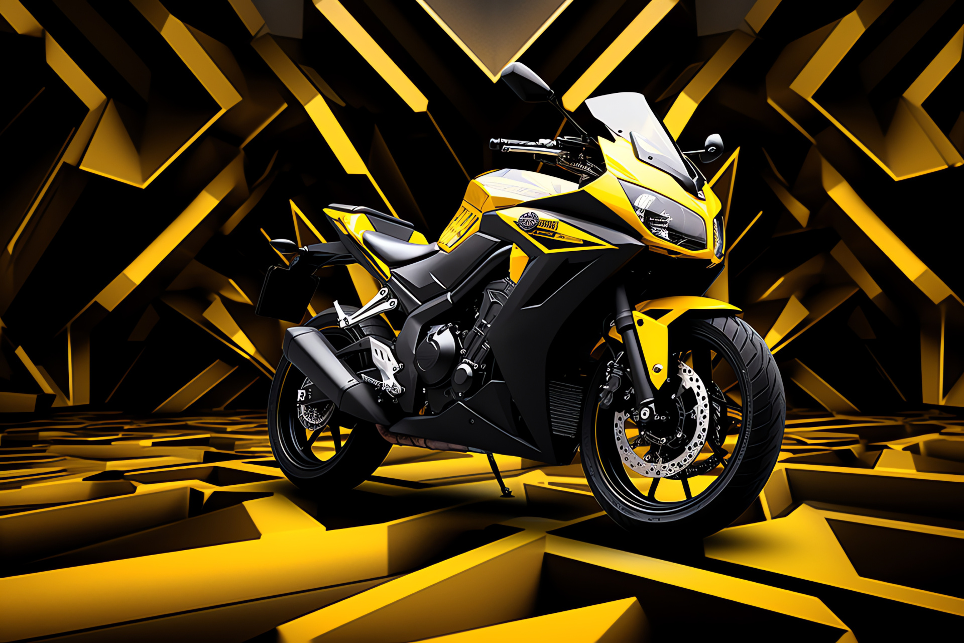 Honda CBR500R action, Agile motorcycle, Circuit inspired design, Youthful rider profile, Enthusiast appeal, HD Desktop Image