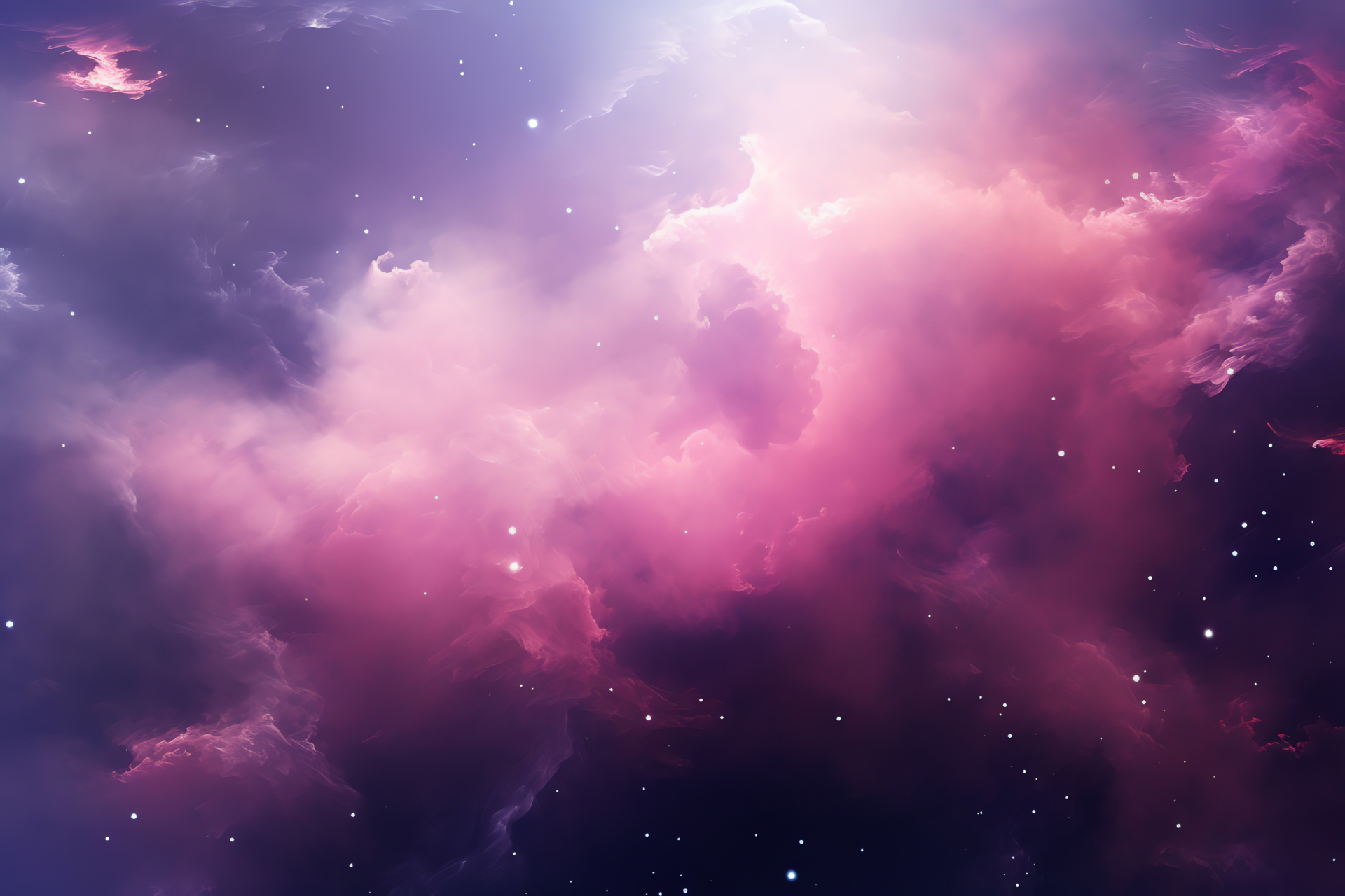 Pink nebula majesty, Galactic canvas, Starry symphony, Space tapestry, Nebular wonders, HD Desktop Wallpaper