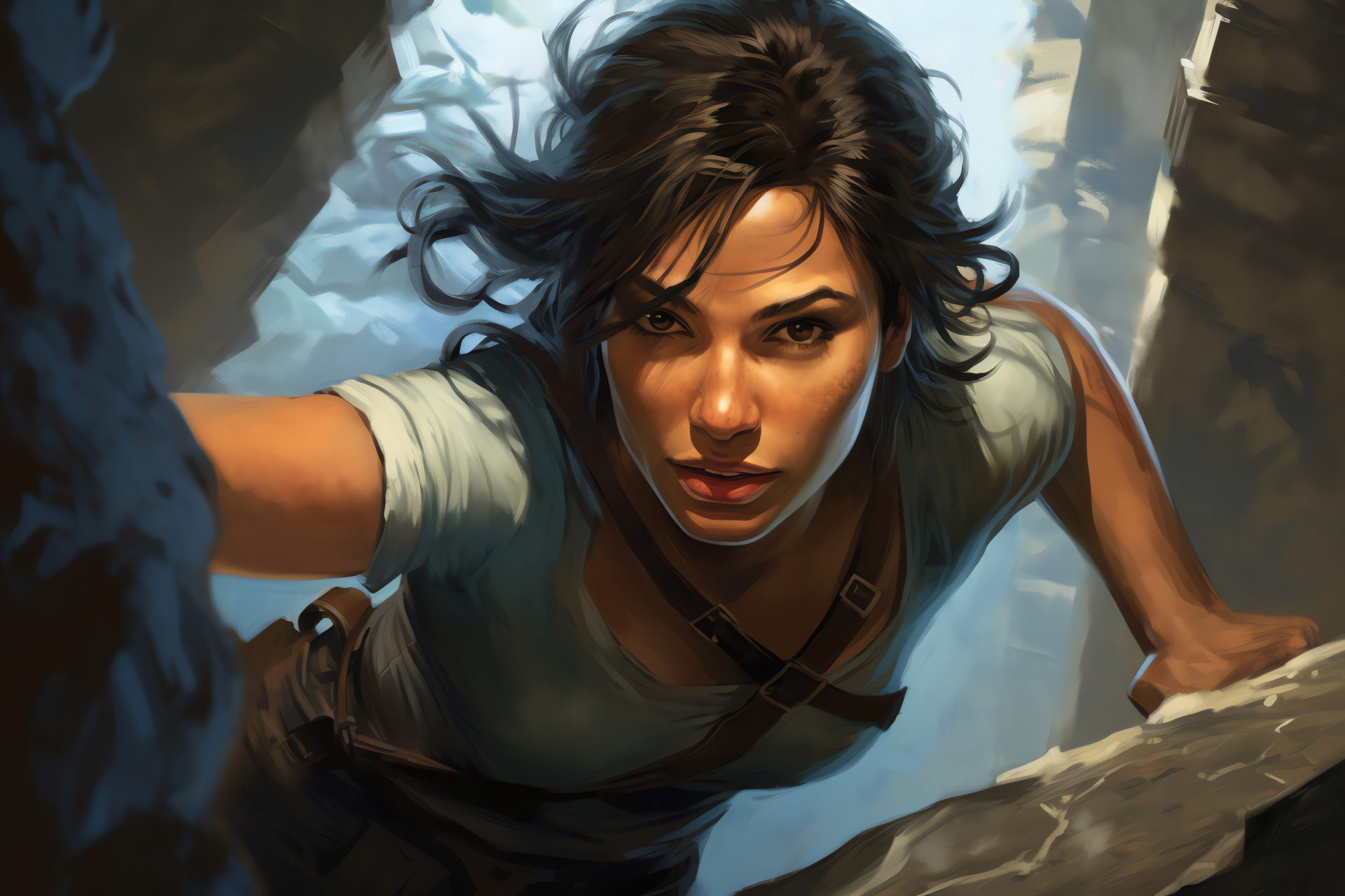 Uncharted Chloe Frazer, Adventure seeker, Lost riches quest, Historical monument, Action-adventure play, HD Desktop Image