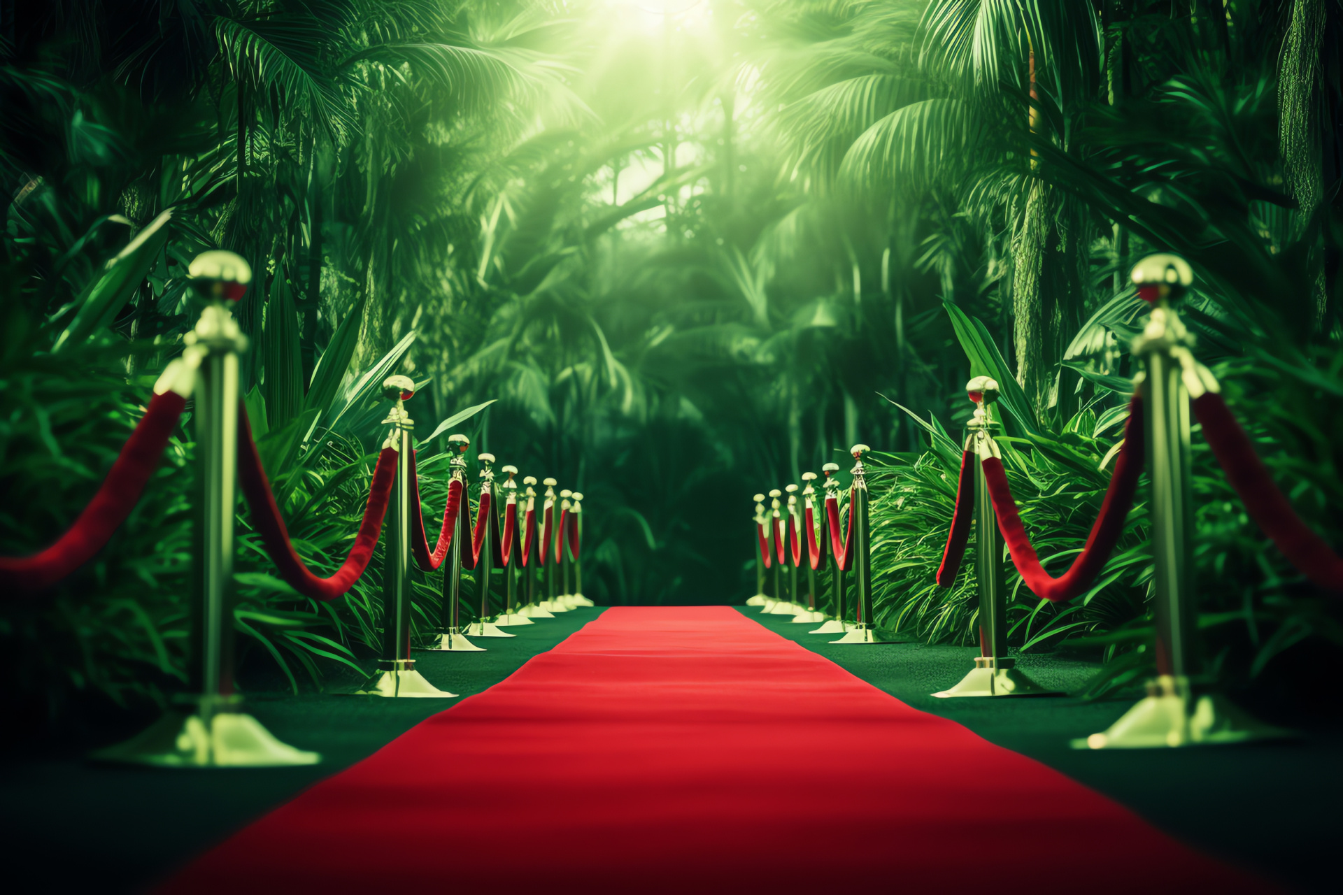 Glamorous red carpet affair, Prestige and luxury, Celebrity presence, Posed radiant smiles, Evening elegance, HD Desktop Image