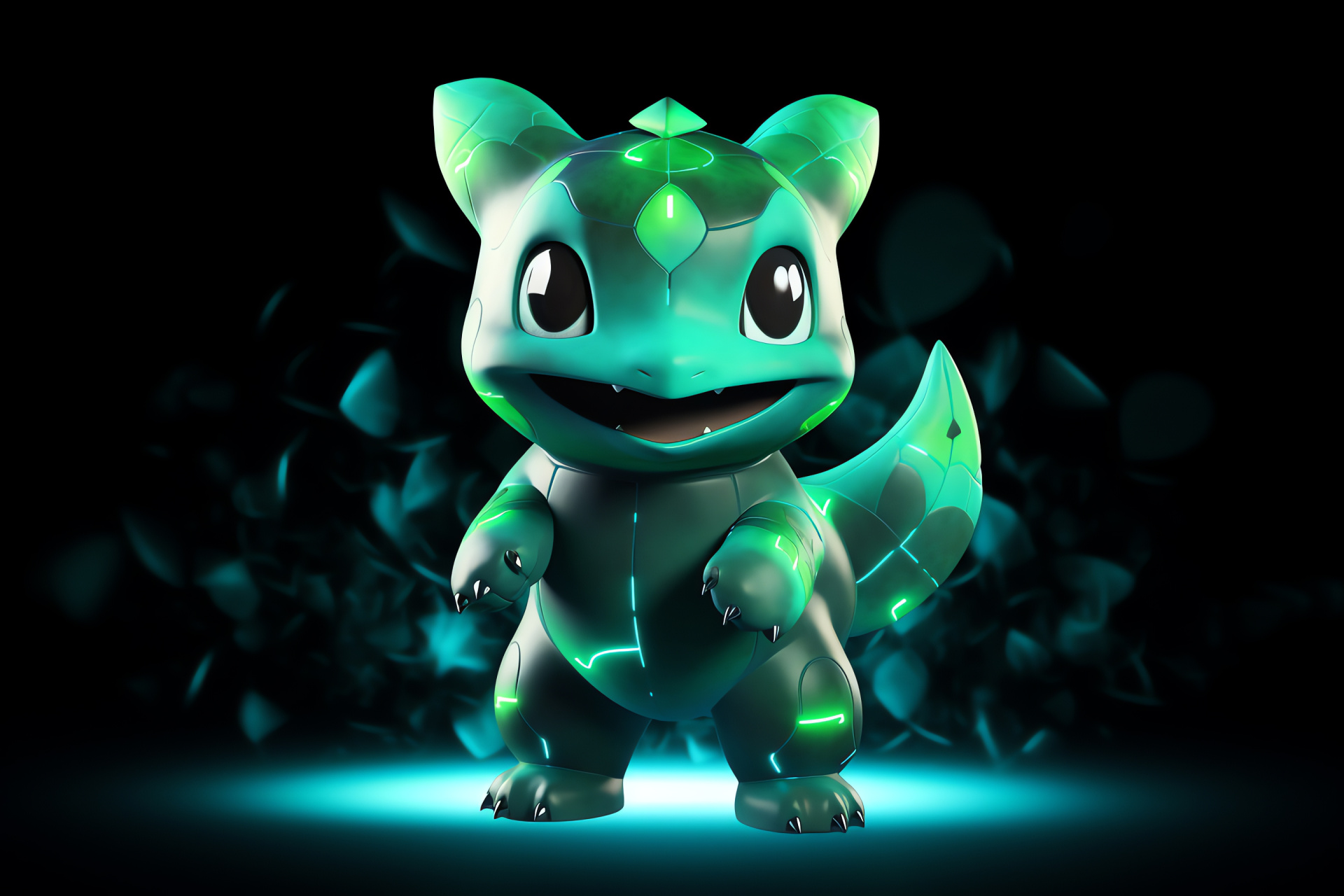 Bulbasaur introduction, Foliage affinity, Toxic blend, Sprout carrier, Innocent gaze, HD Desktop Wallpaper