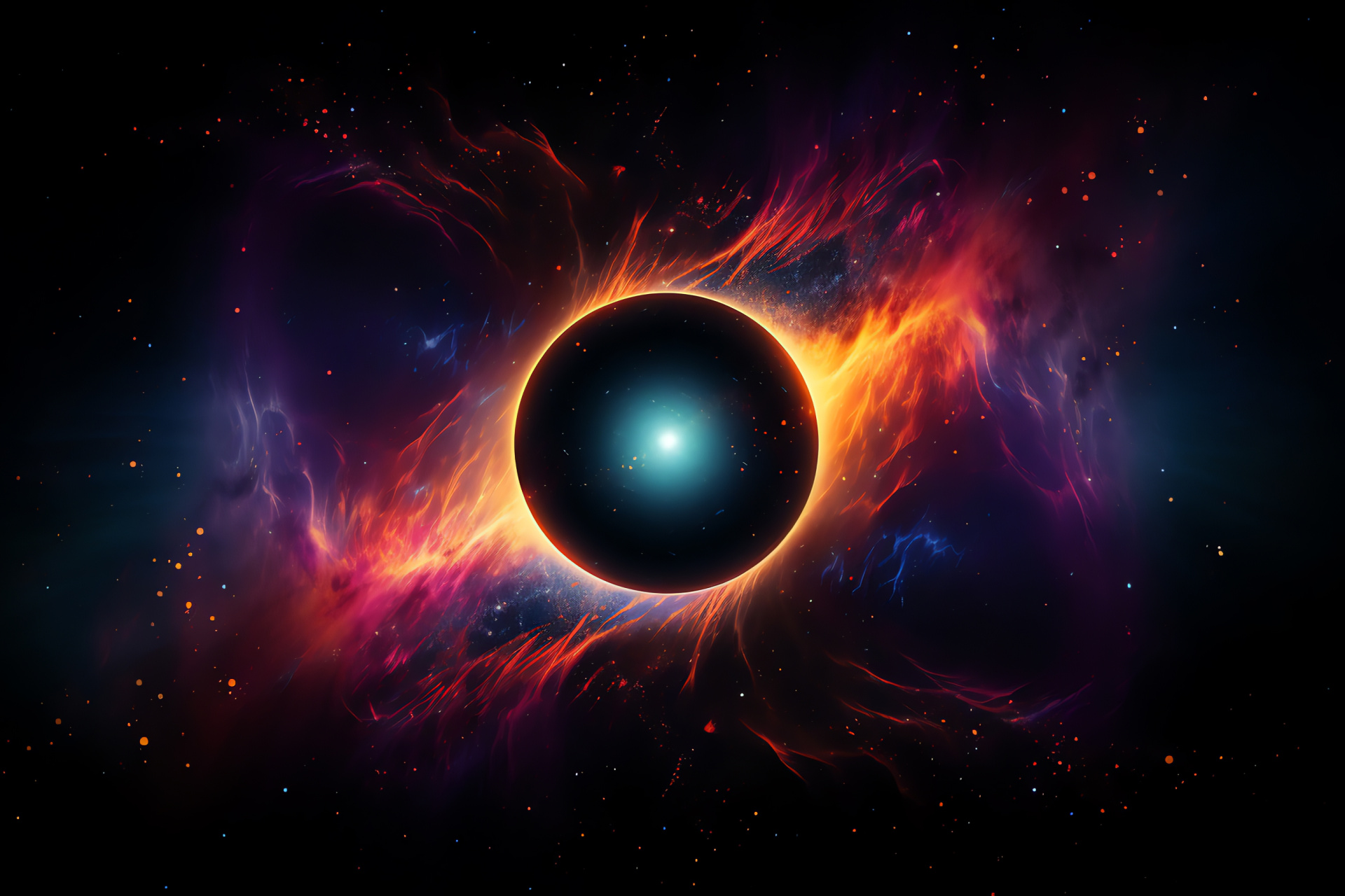 Astronomical event, eclipse of sun, lunar shadow, planetary alignment, terrestrial phenomenon, HD Desktop Image