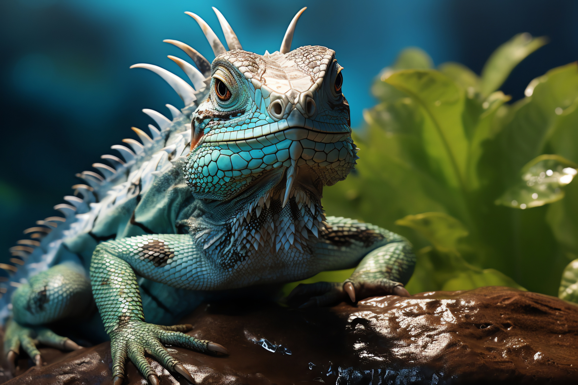 Water Dragon exotic pet, Amphibian appeal, Reptile enthusiast, Specialized pet care, Aquatic terrarium, HD Desktop Wallpaper