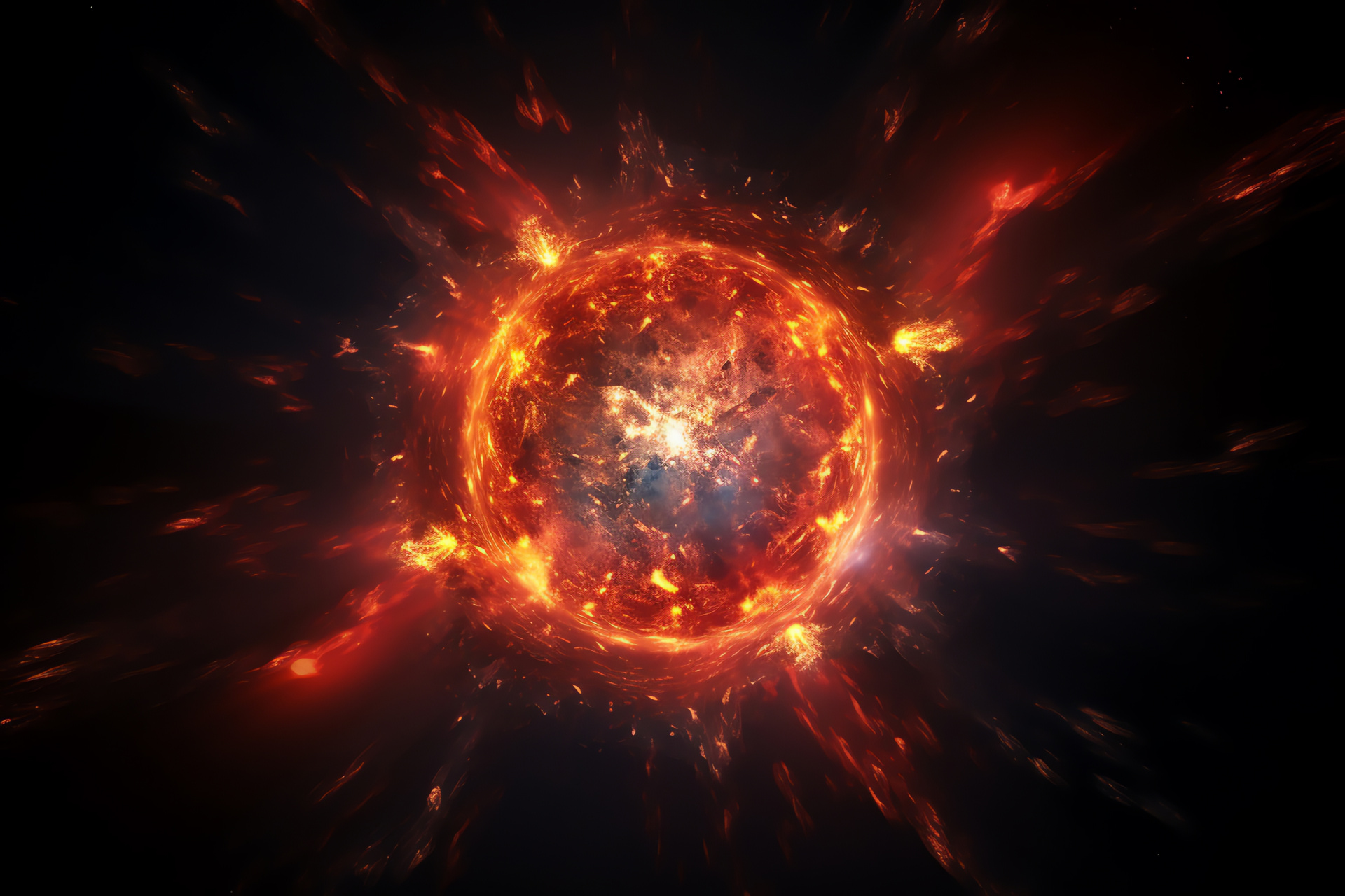 Stellar cataclysm, Supernova brilliance, Cosmic force, Space phenomenon, Astronomy spectacle, HD Desktop Image