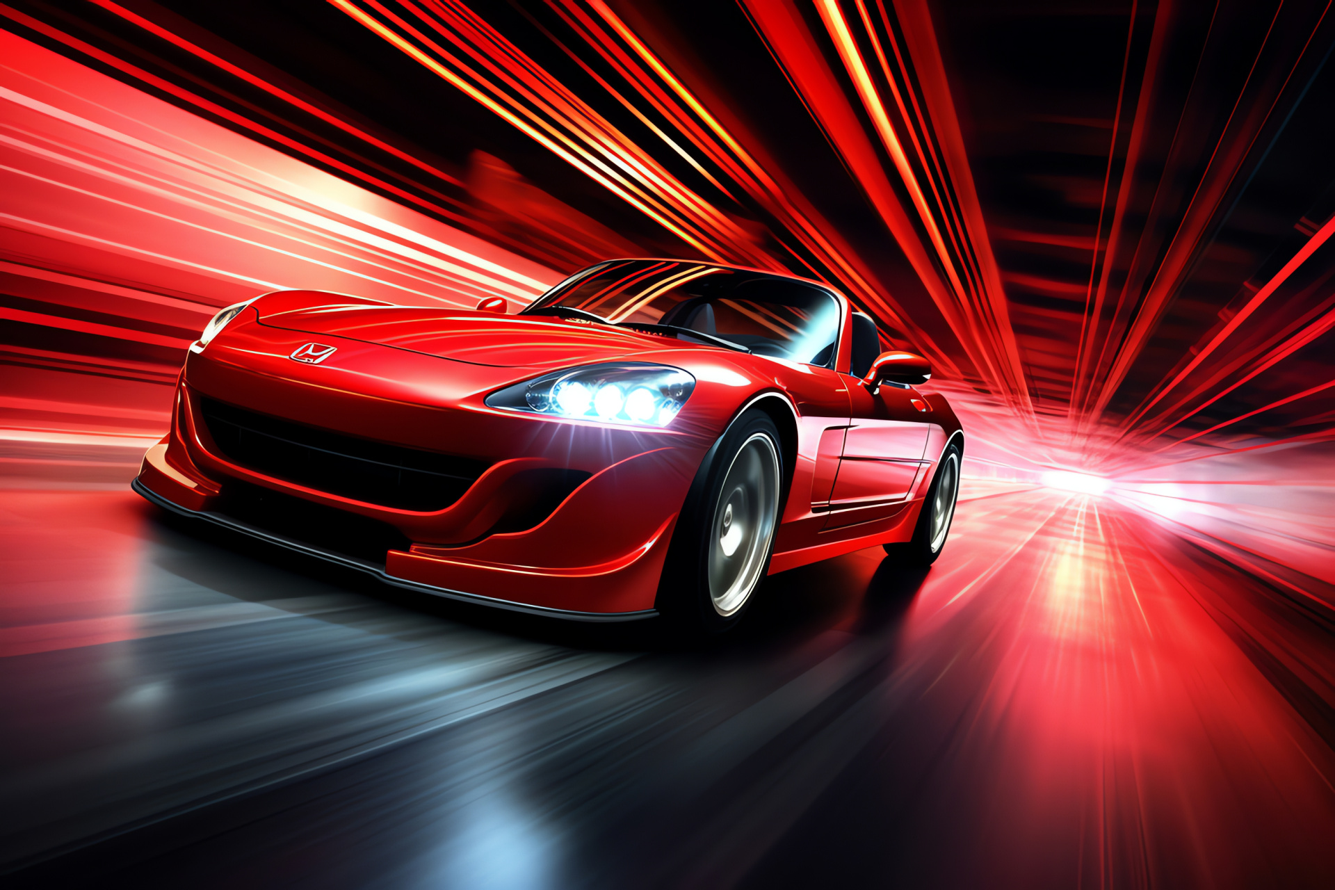 Performance S2000 Honda, CR model, Radiant design, Automotive passion, Single-tone precision, HD Desktop Wallpaper