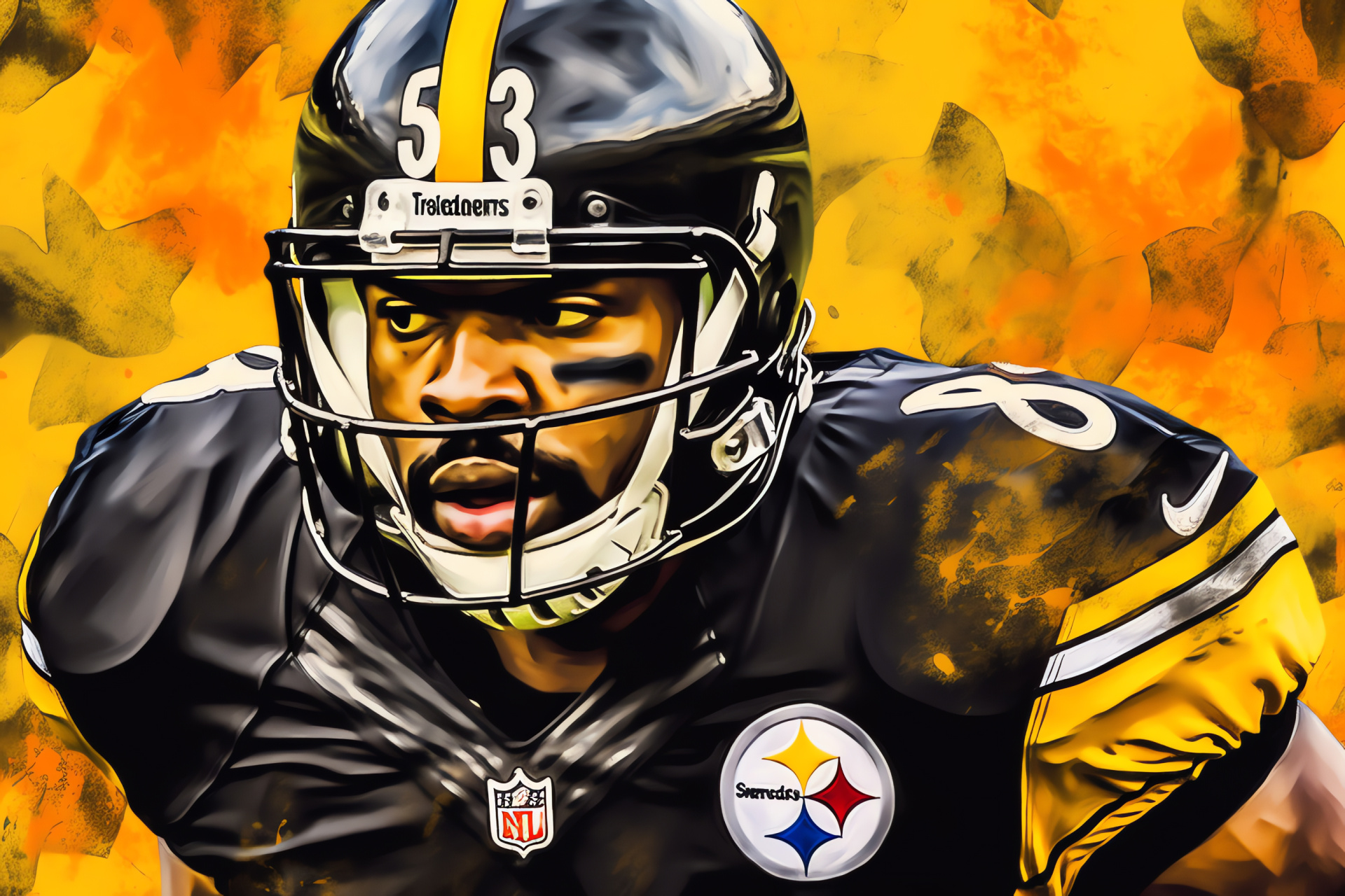 Cam Heyward, Pittsburgh Steelers, Defensive team, Player resolve, Football action, HD Desktop Wallpaper