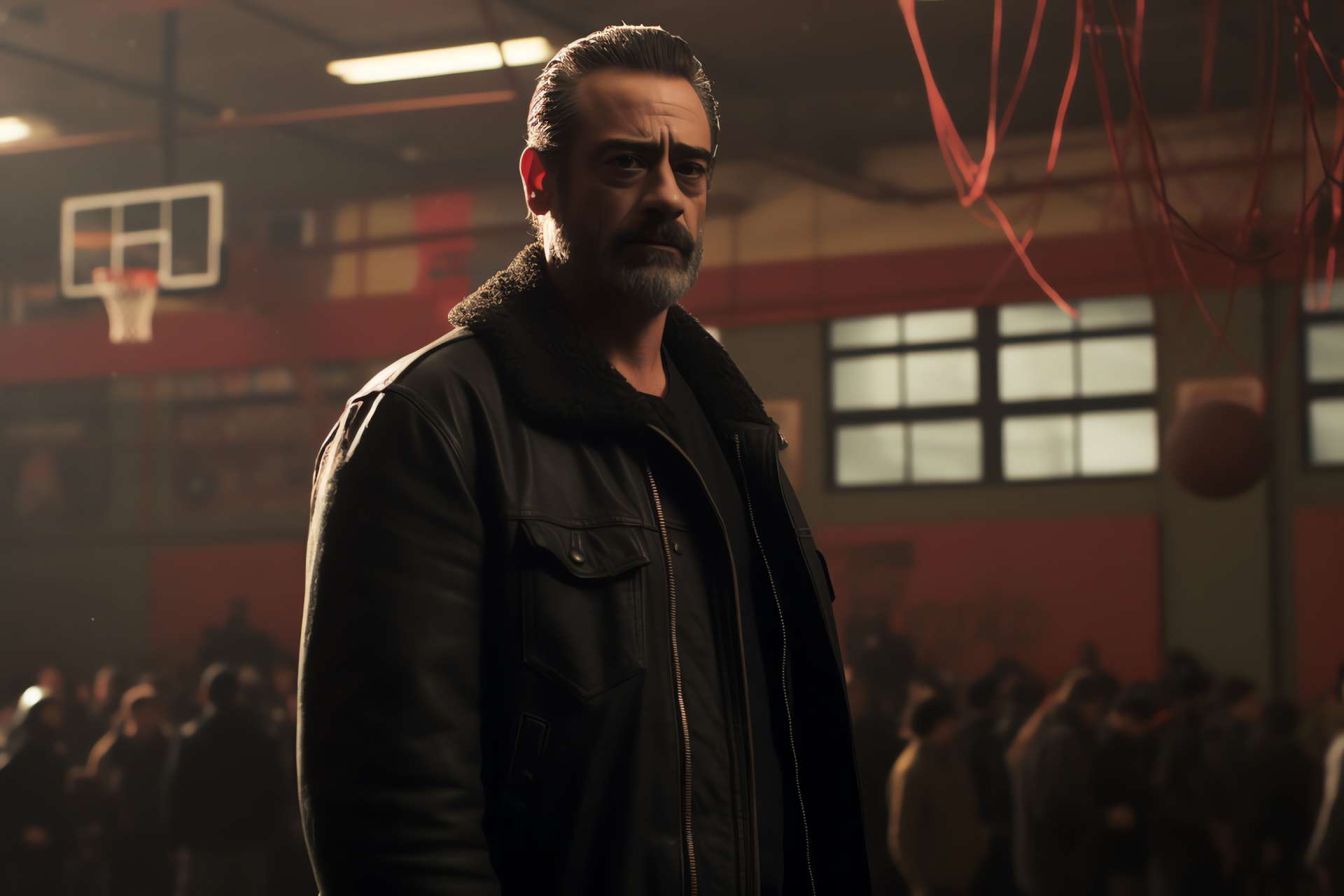 Negan backstory, The Walking Dead, Jeffrey Dean Morgan role, Before the apocalypse, Fictional biography scene, HD Desktop Wallpaper