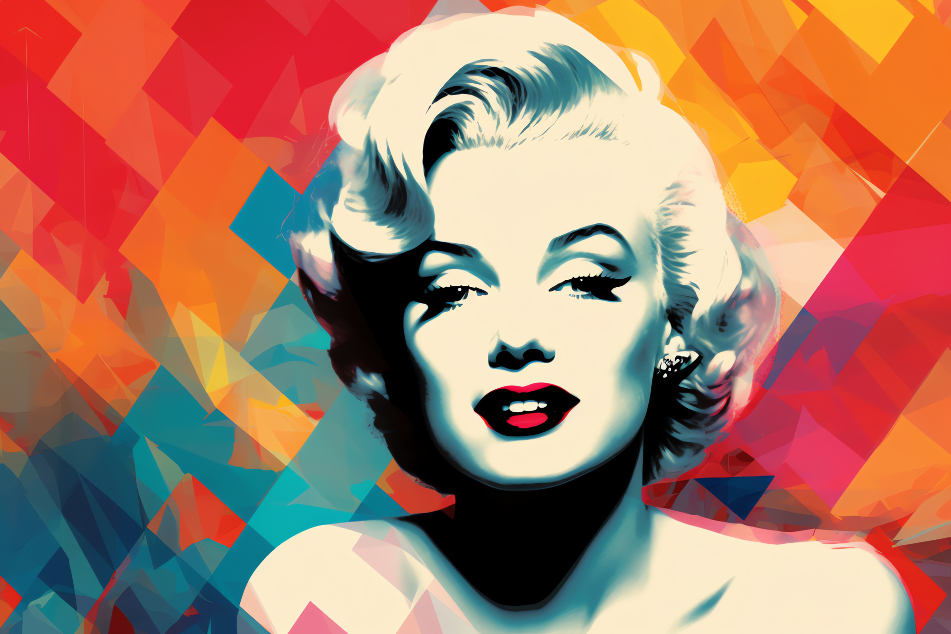 Marilyn Monroe, Timeless starlet, Captivating presence, Old-school glamour, Music nostalgia, HD Desktop Image