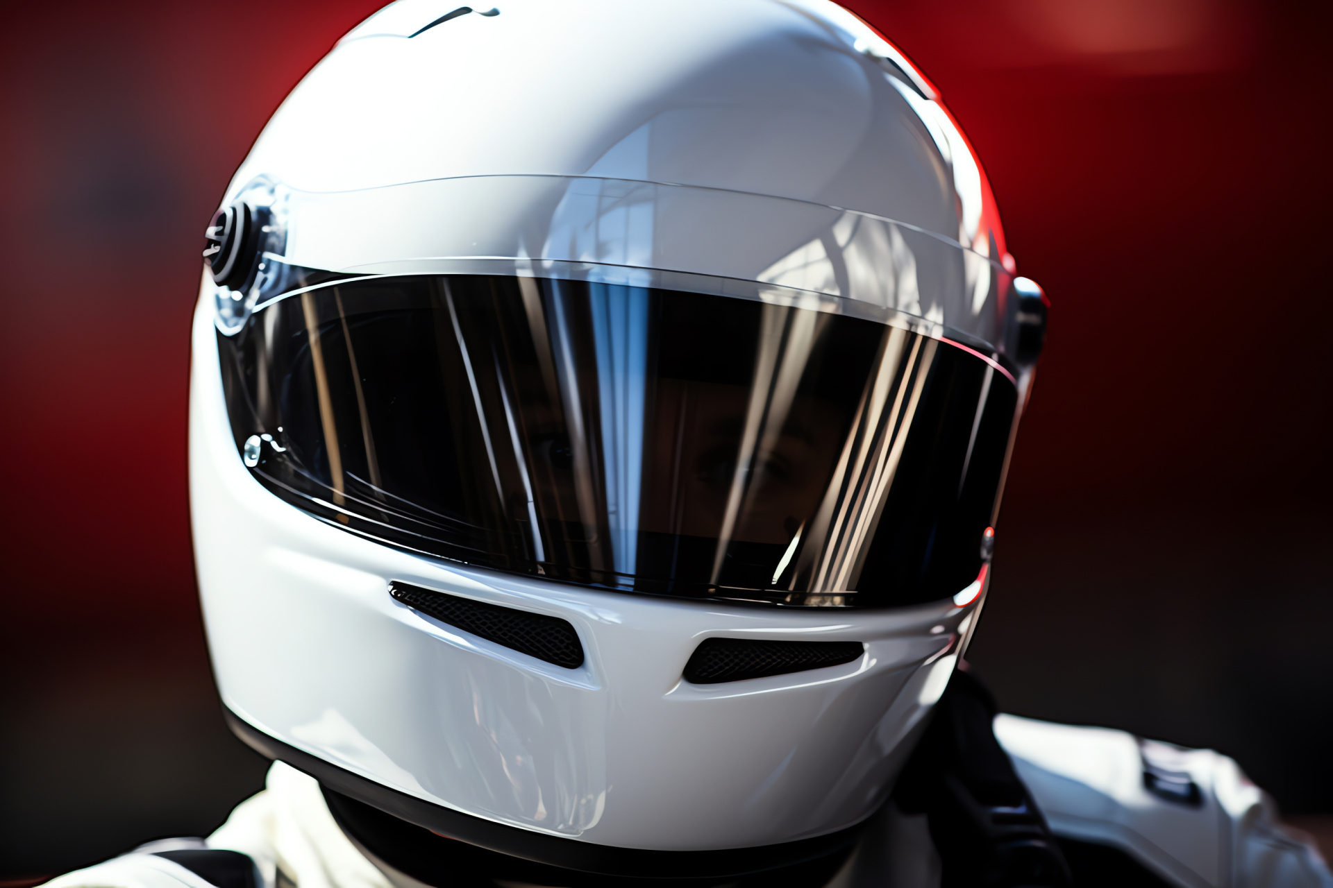 The Stig at full throttle, Race circuit precision, High-performance sports cars, Apex cornering, Visor down focus, HD Desktop Image