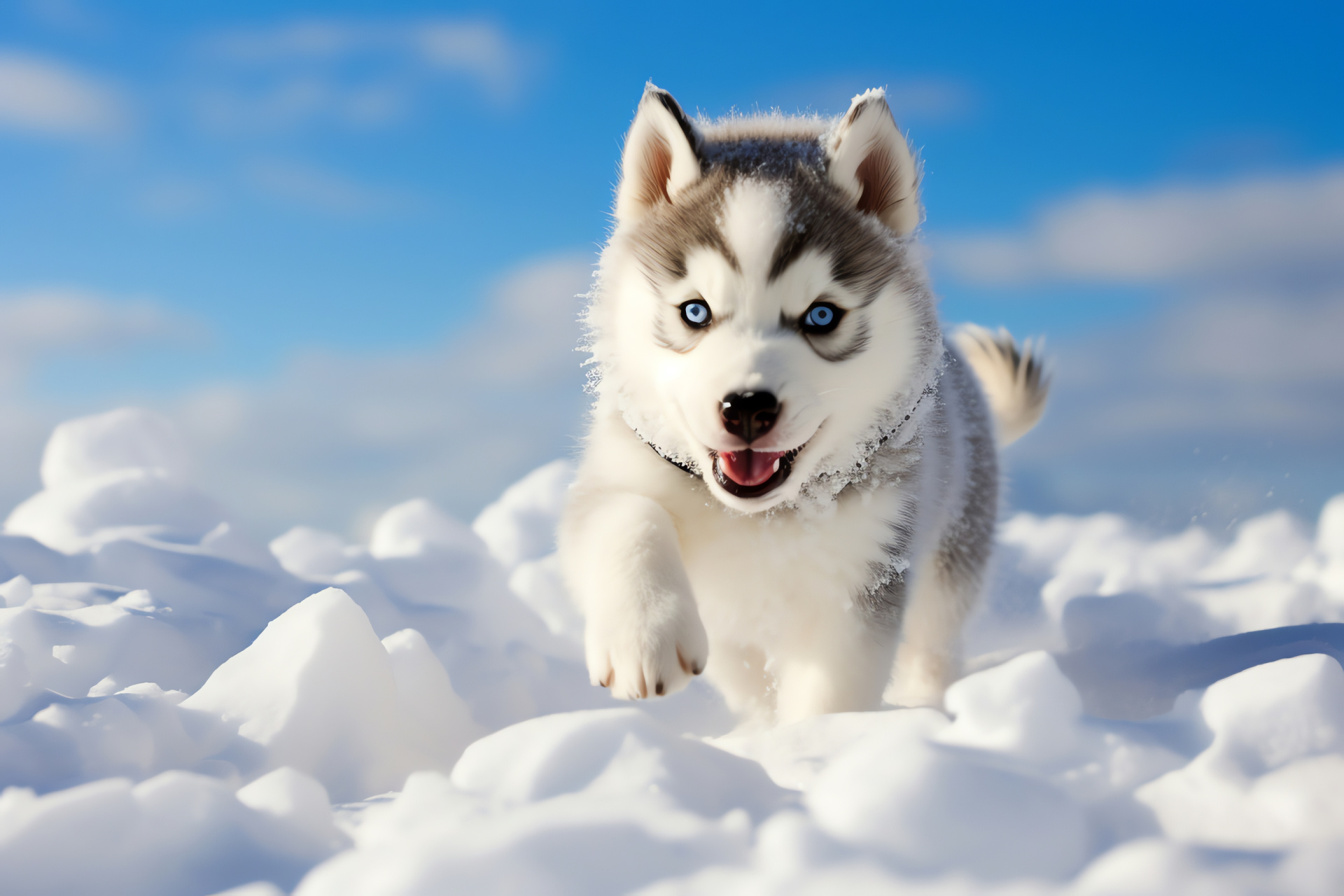 Siberian Husky, working breed, cold climate, resilient nature, strong build, HD Desktop Wallpaper